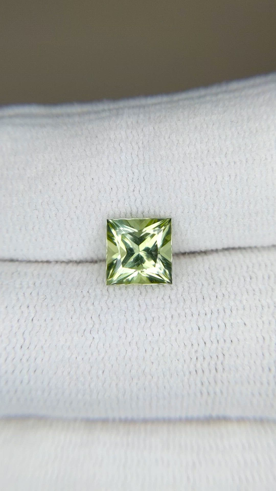 1.80 Ct. Green Tourmaline from Mozambique Size Video