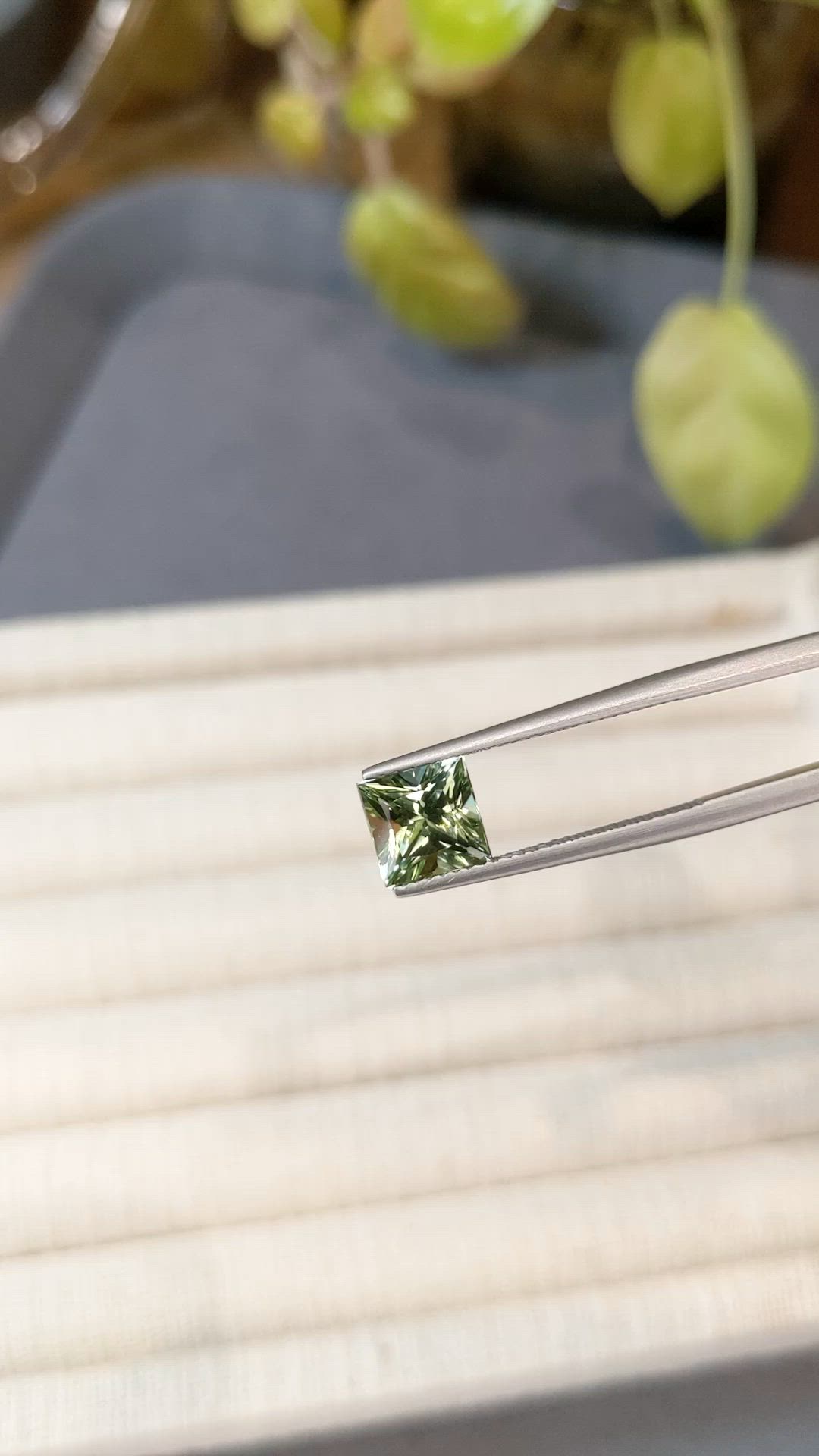 1.80 Ct. Green Tourmaline from Mozambique Size Video