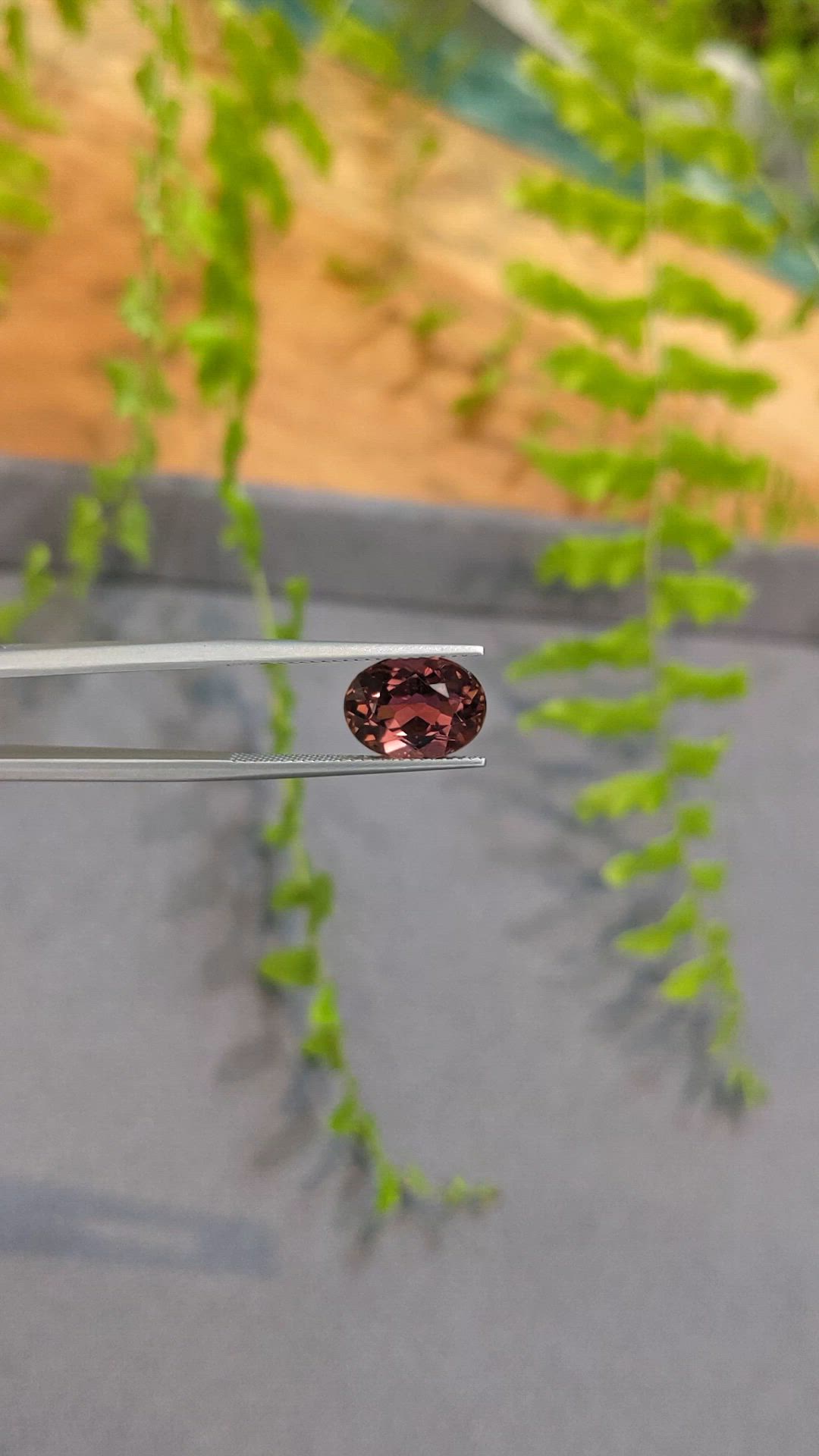 3.85 Ct. Brownish Pink Tourmaline from Mozambique Size Video