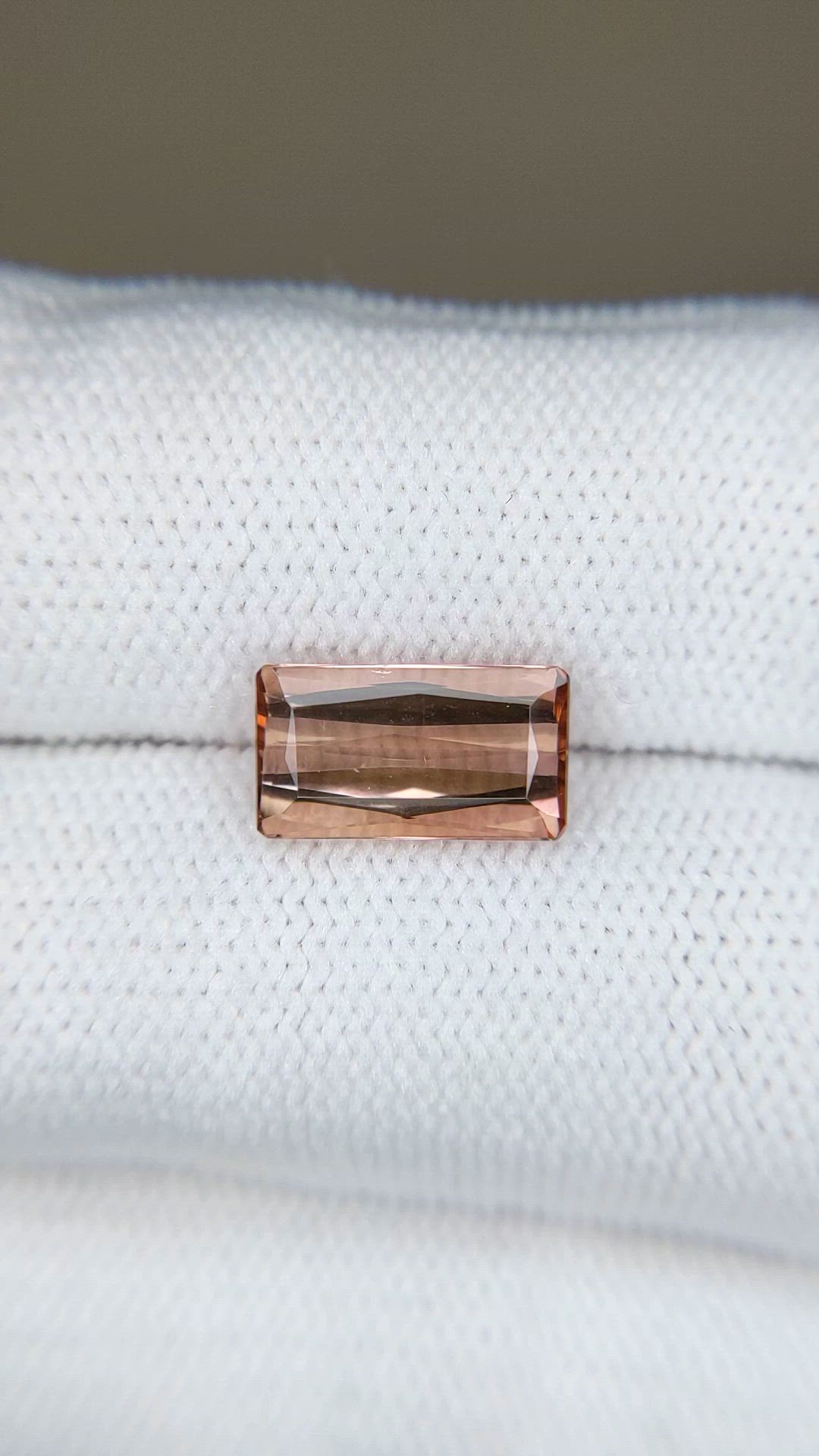 2.50 Ct. Peach Tourmaline from Mozambique Size Video