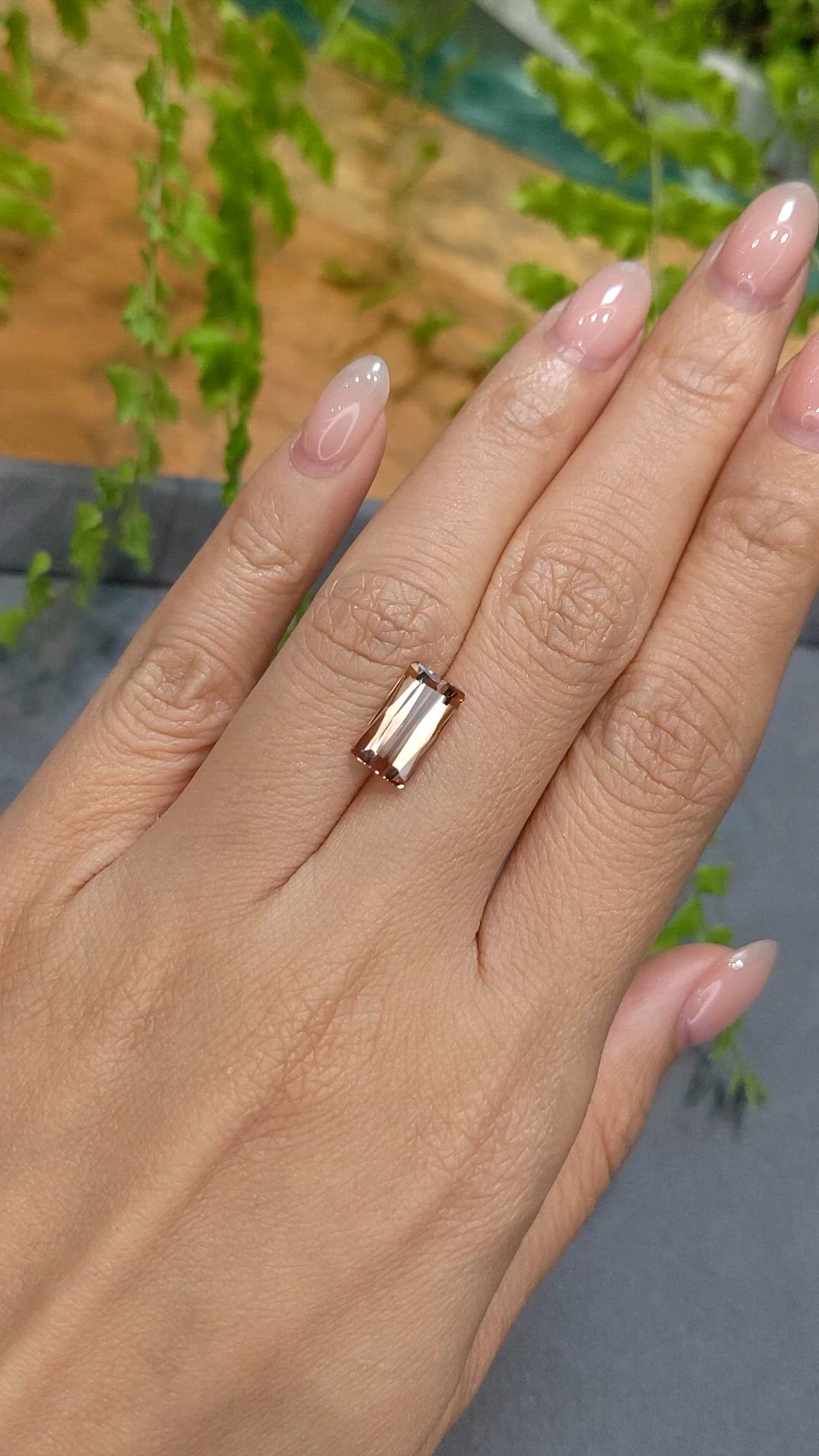 2.50 Ct. Peach Tourmaline from Mozambique Size Video