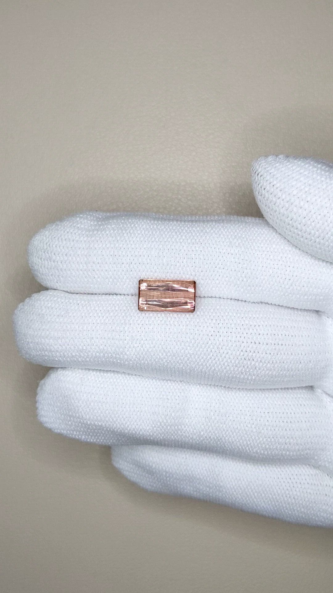 2.50 Ct. Peach Tourmaline from Mozambique Size Video