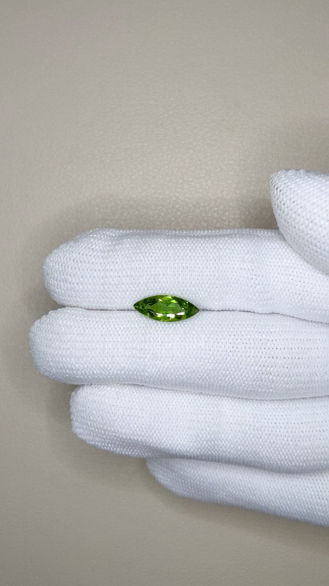 1.55 Ct. Green Tourmaline from Mozambique Size Video