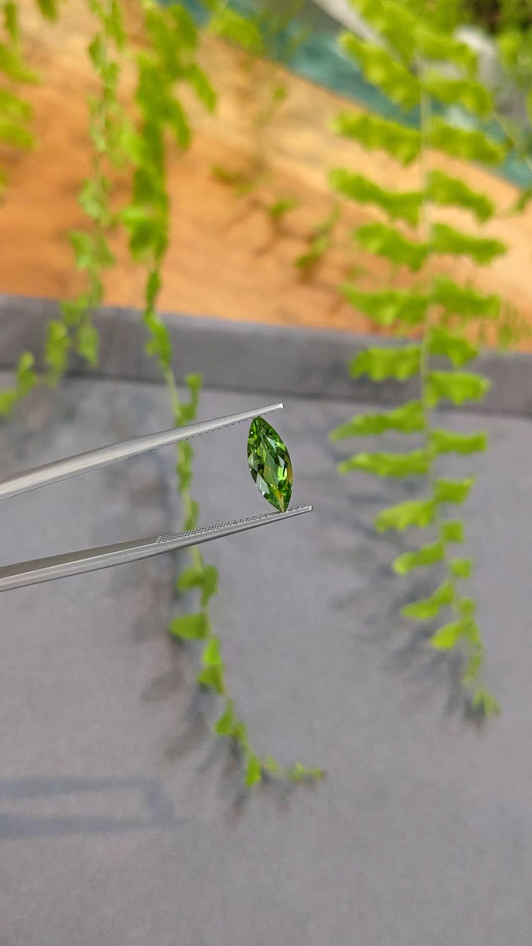 1.55 Ct. Green Tourmaline from Mozambique Size Video