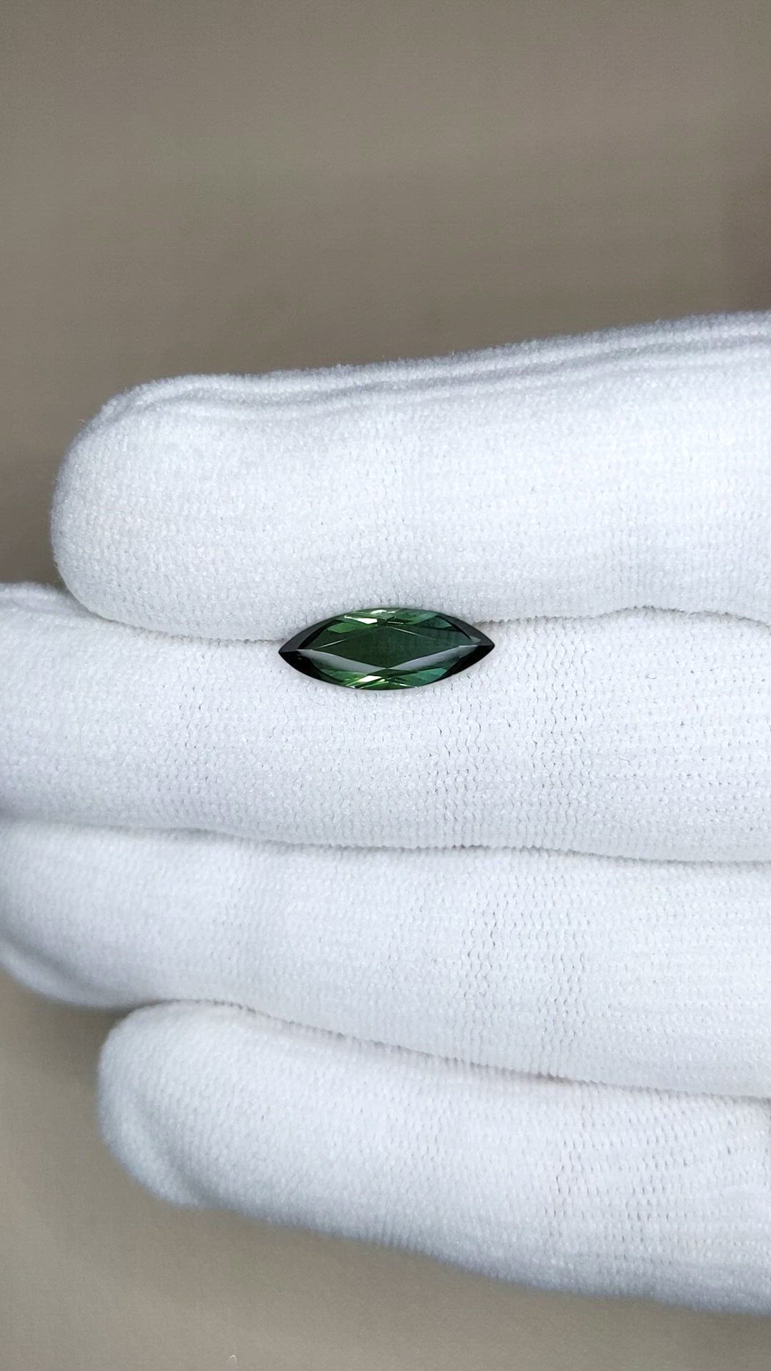 1.52 Ct. Green Tourmaline from Mozambique Size Video