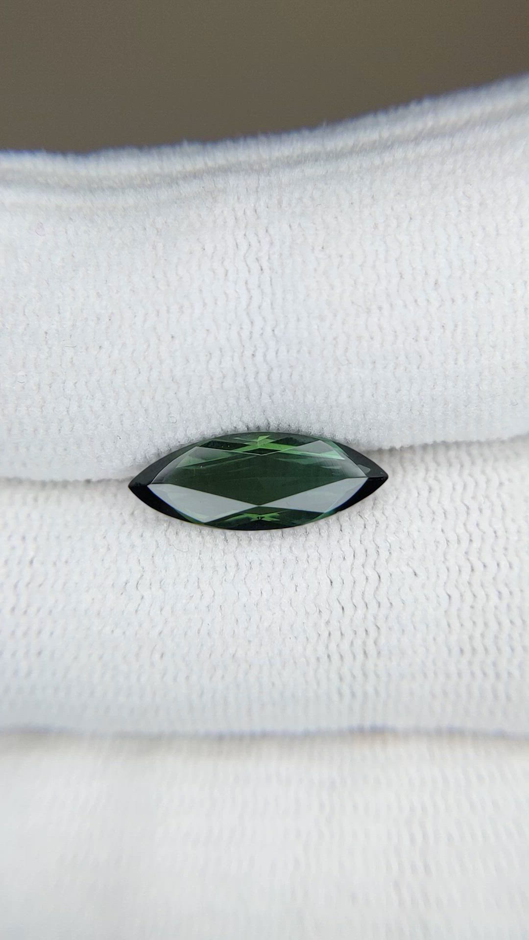 1.52 Ct. Green Tourmaline from Mozambique Size Video