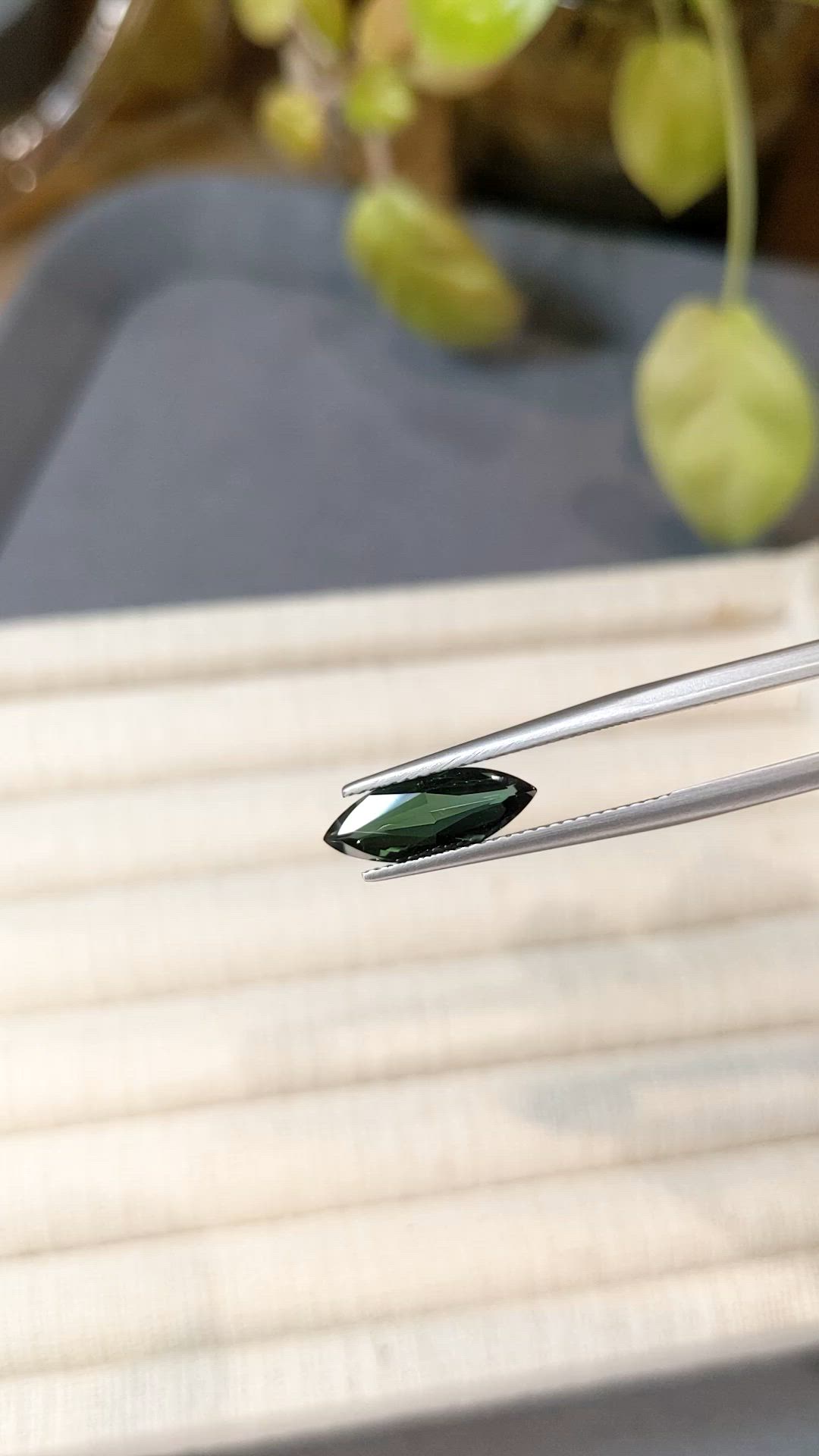 1.52 Ct. Green Tourmaline from Mozambique Size Video