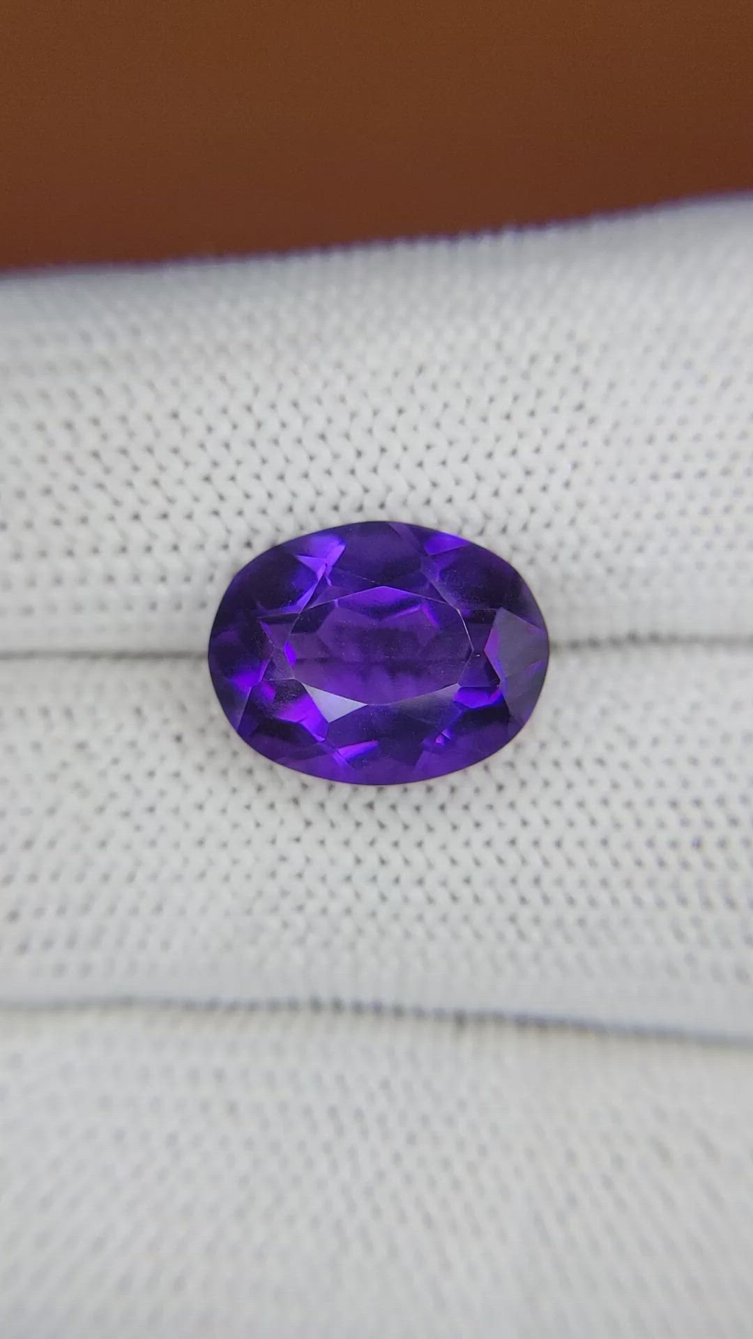 5.66 Ct. Purple Amethyst from Brazil Size Video