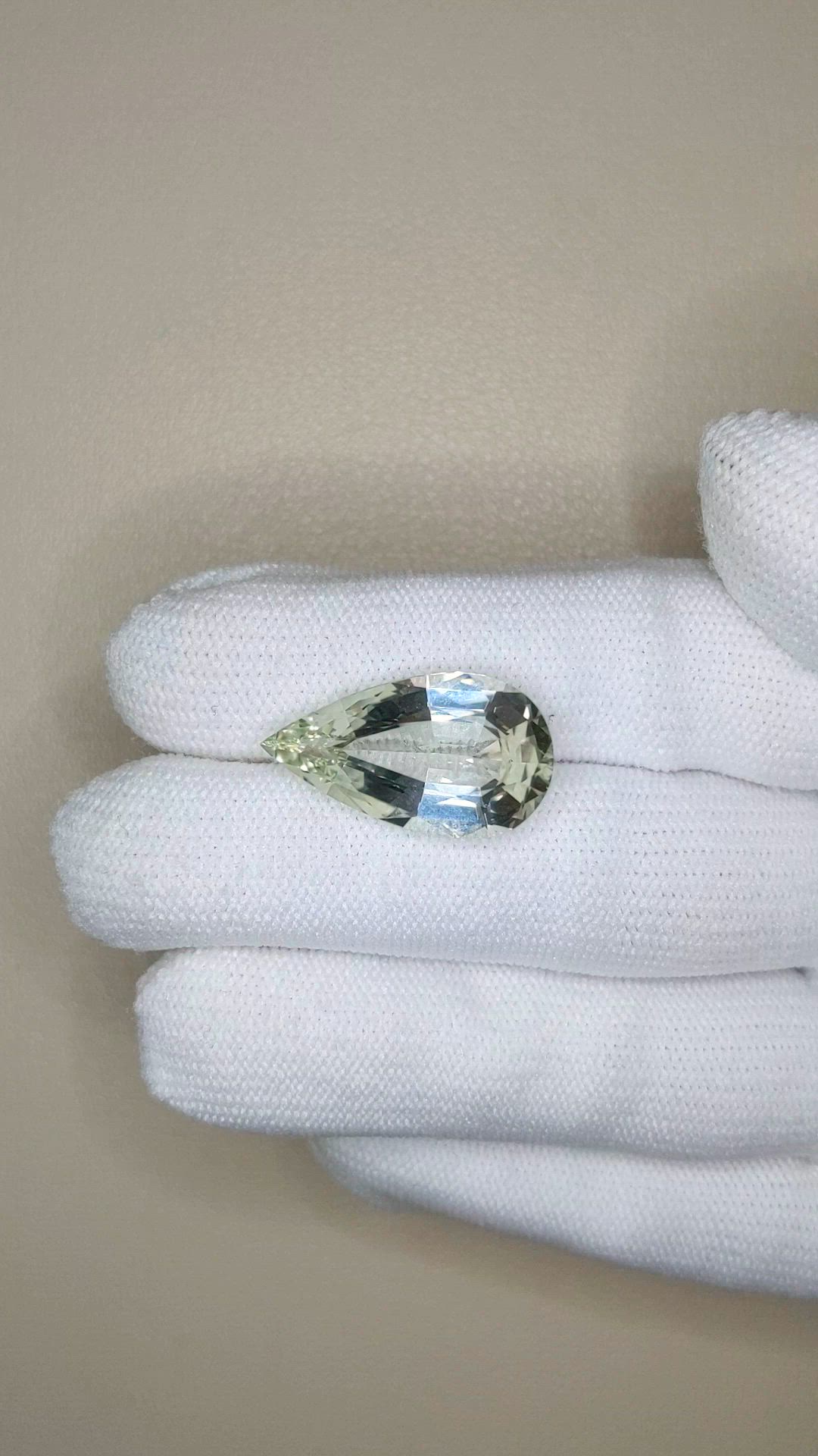 11.05 Ct. Mint Green Prasiolite from Brazil Size Video