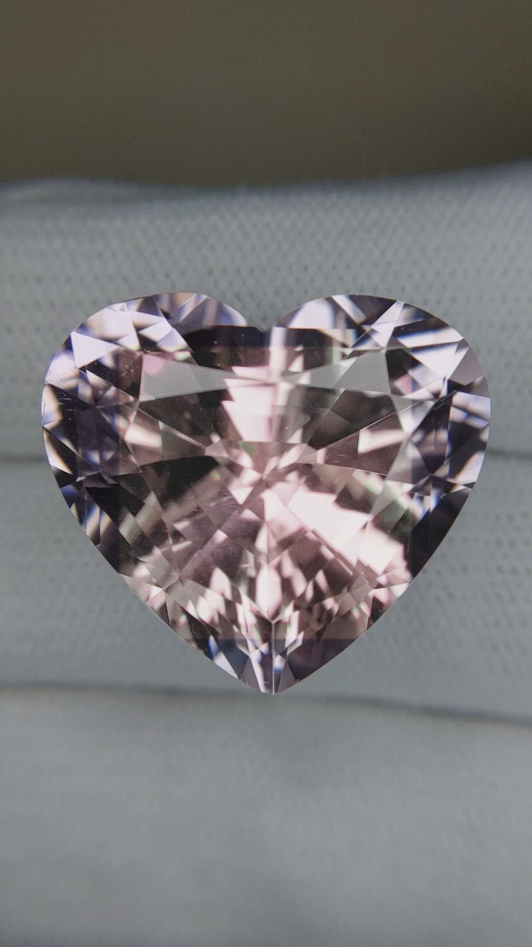 40.58 Ct. Pink Kunzite from Afghanistan Size Video