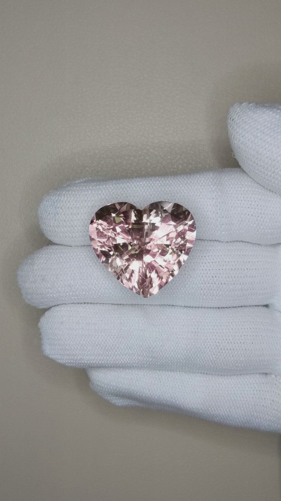 40.58 Ct. Pink Kunzite from Afghanistan Size Video