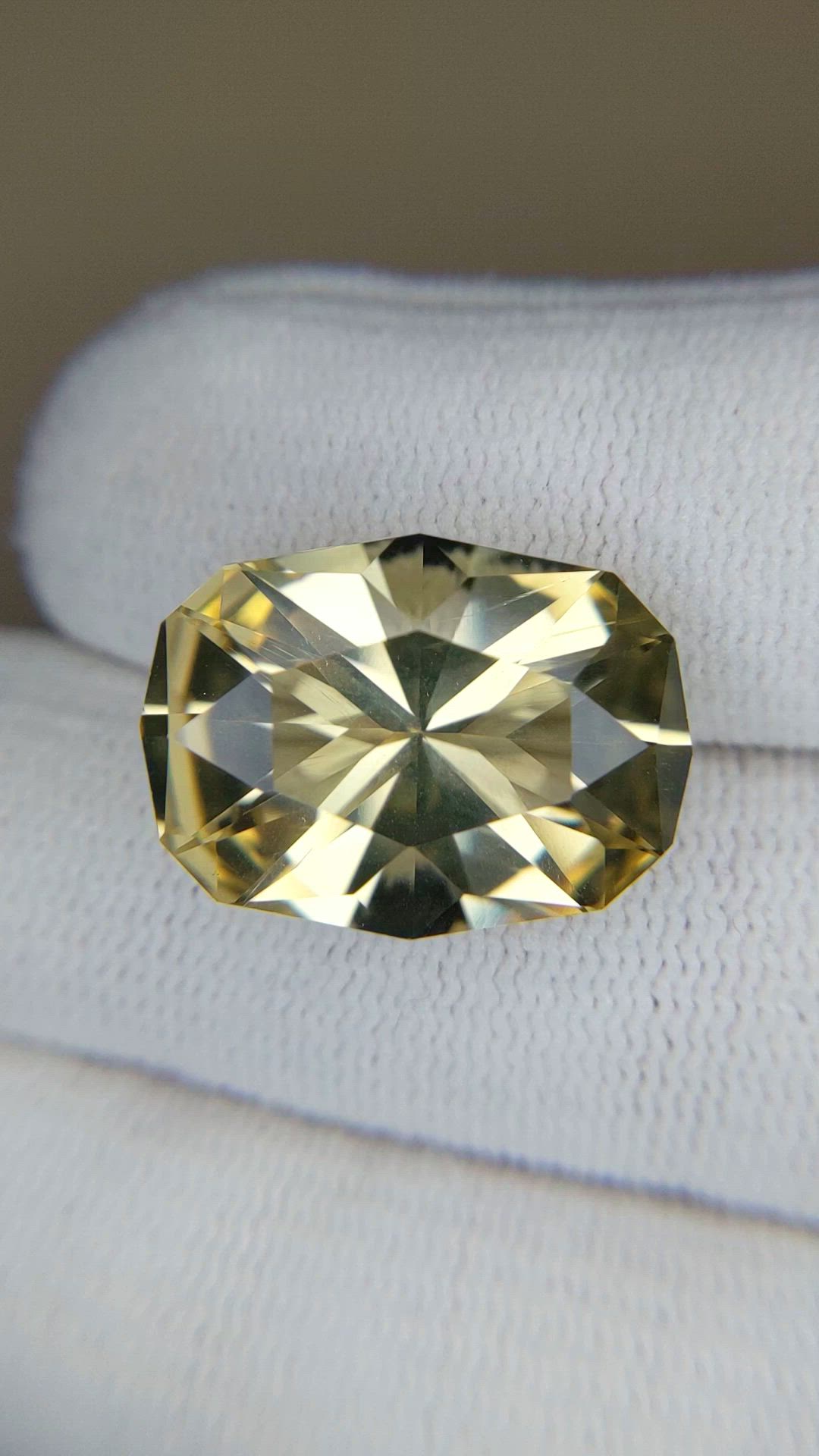 13.80 Ct. Yellow Scapolite from Brazil Size Video