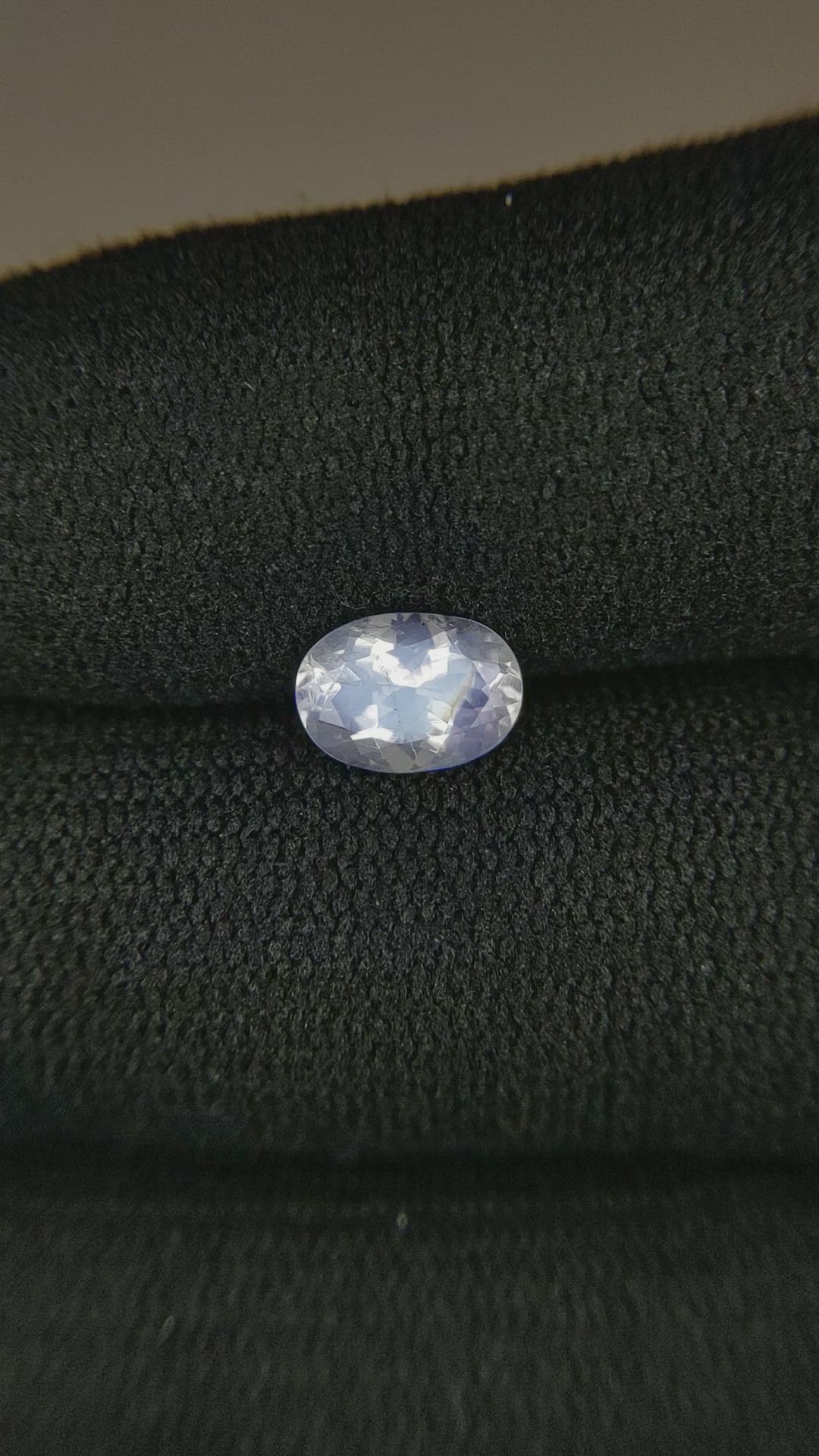 1.05 Ct. White Moonstone from Ceylon (Sri Lanka) Size Video