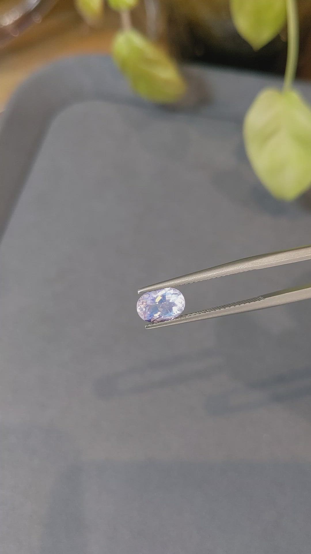 1.05 Ct. White Moonstone from Ceylon (Sri Lanka) Size Video