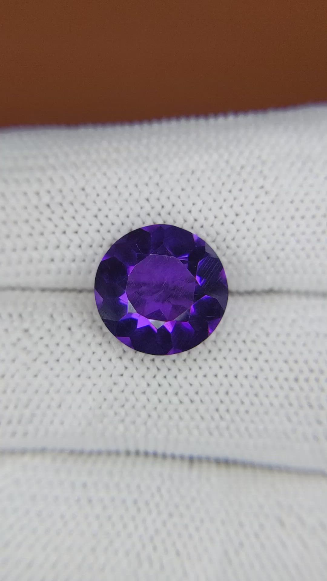 5.05 Ct. Purple Amethyst from Brazil Size Video