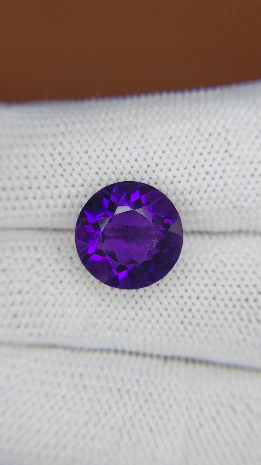 6.25 Ct. Purple Amethyst from Brazil Size Video