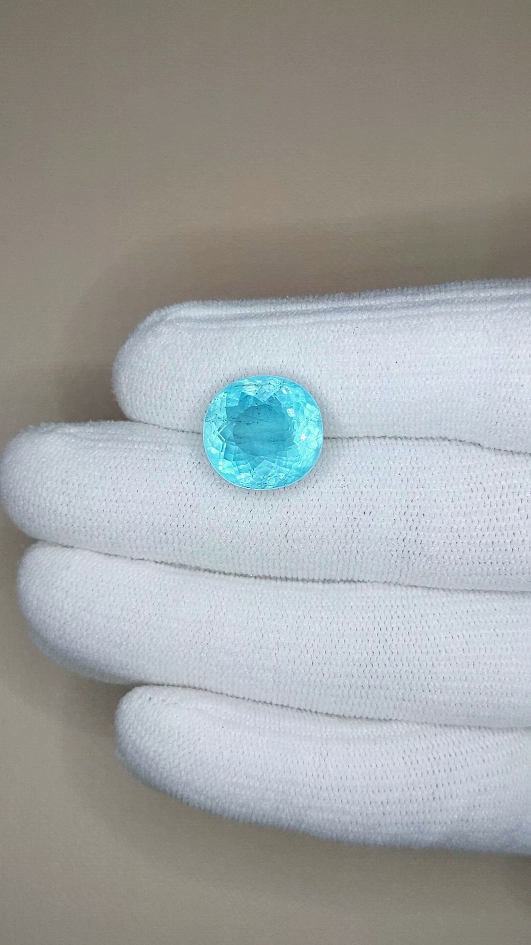10.32 Ct. Blue Aquamarine from Brazil Size Video