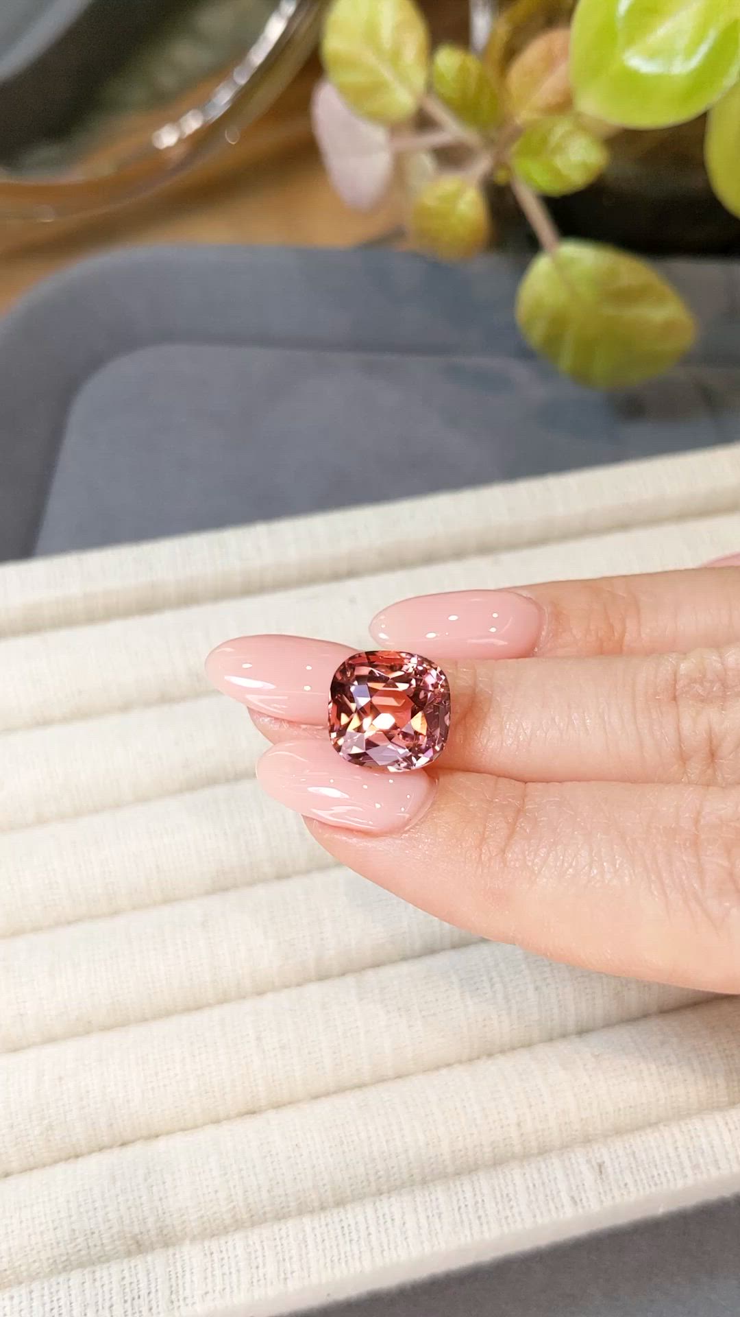 8.35 Ct. Pink Tourmaline from Mozambique Size Video