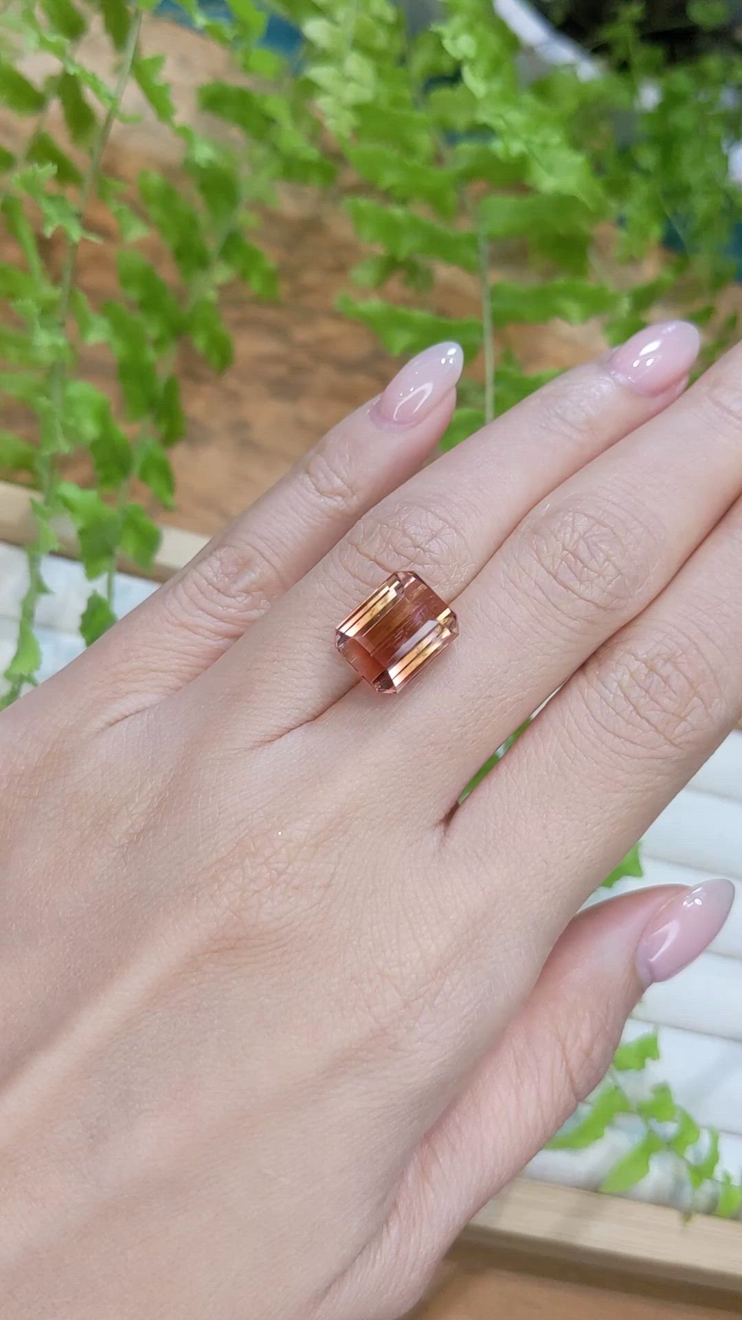 8.43 Ct. Brownish Pink Tourmaline from Mozambique Size Video