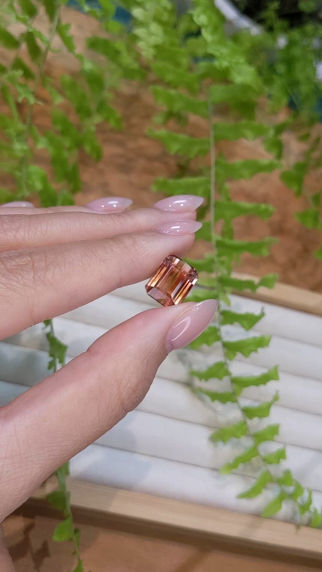 8.43 Ct. Brownish Pink Tourmaline from Mozambique Size Video