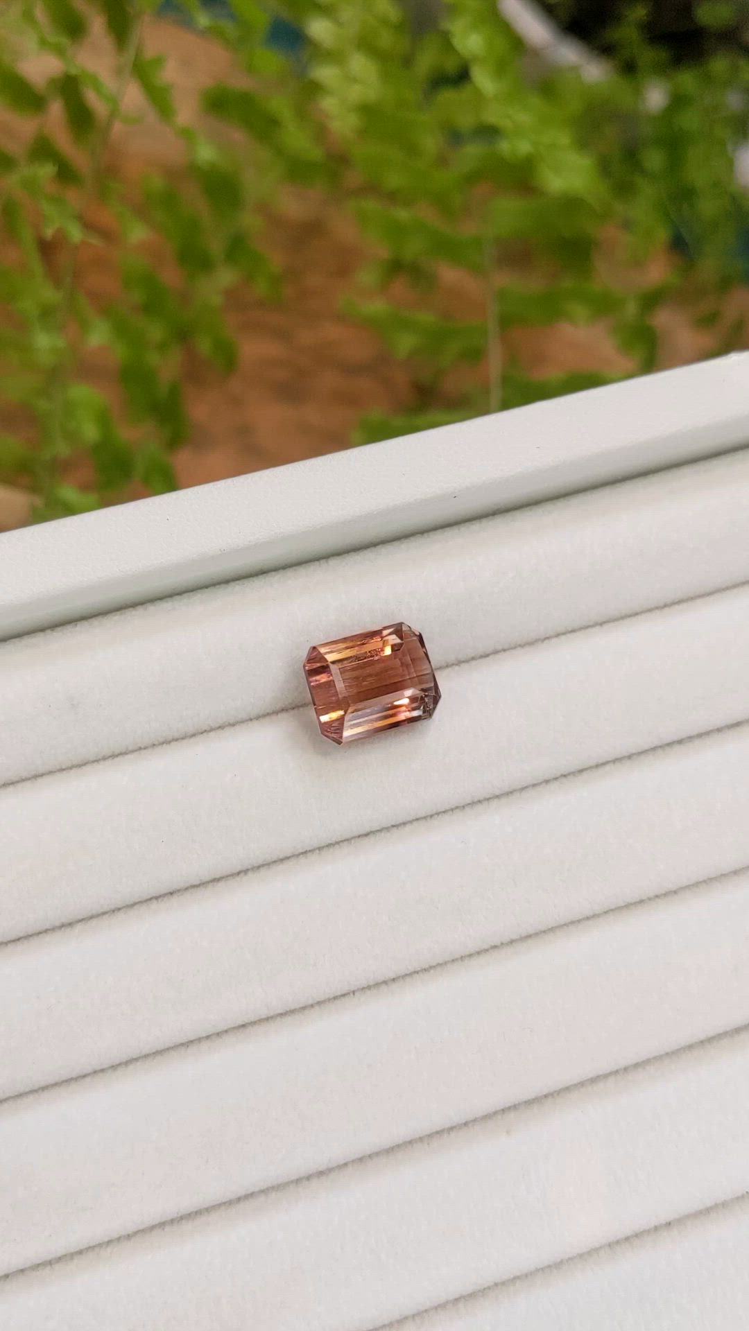 8.43 Ct. Brownish Pink Tourmaline from Mozambique Size Video