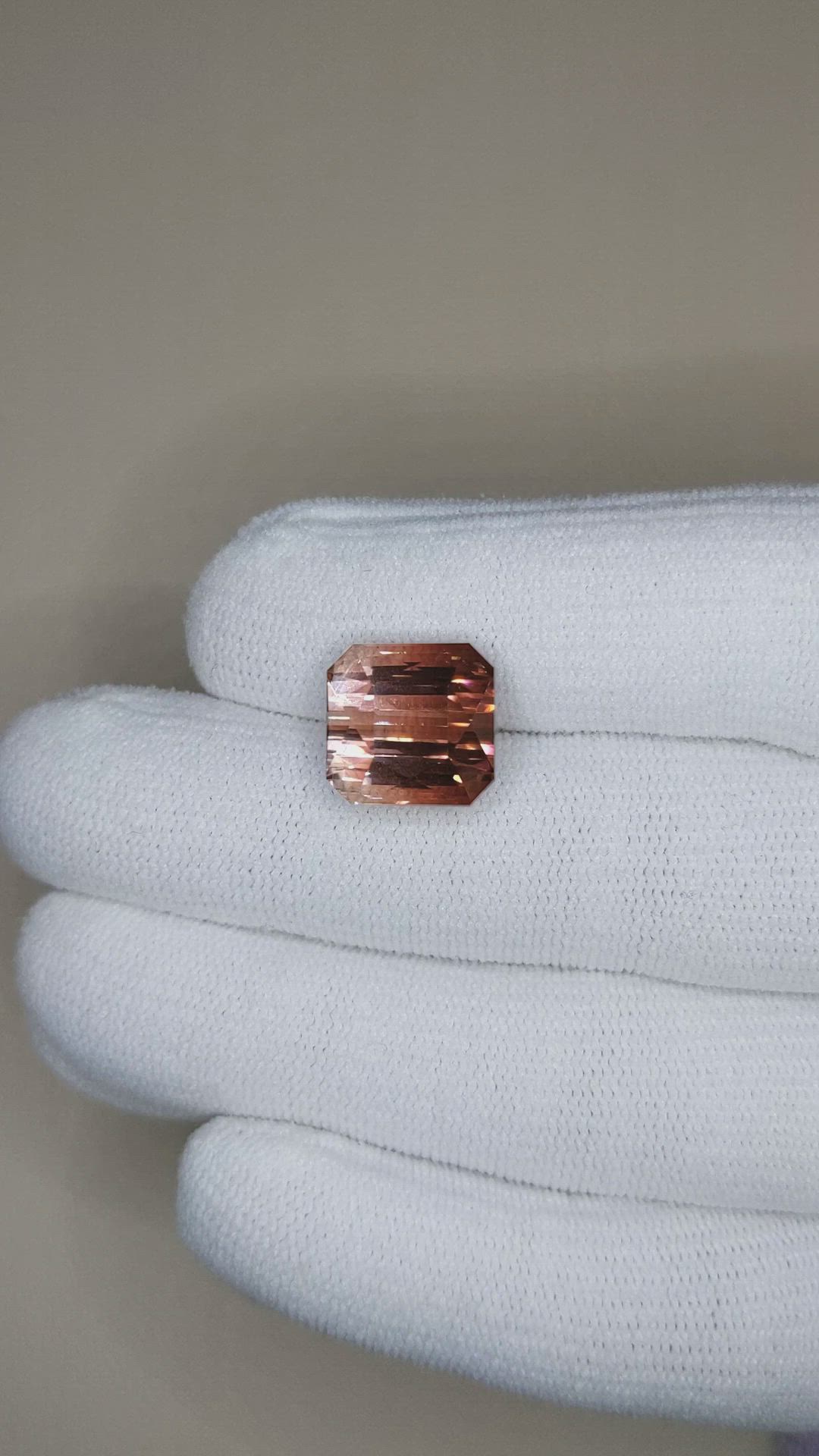9.82 Ct. Brownish Pink Tourmaline from Mozambique Size Video