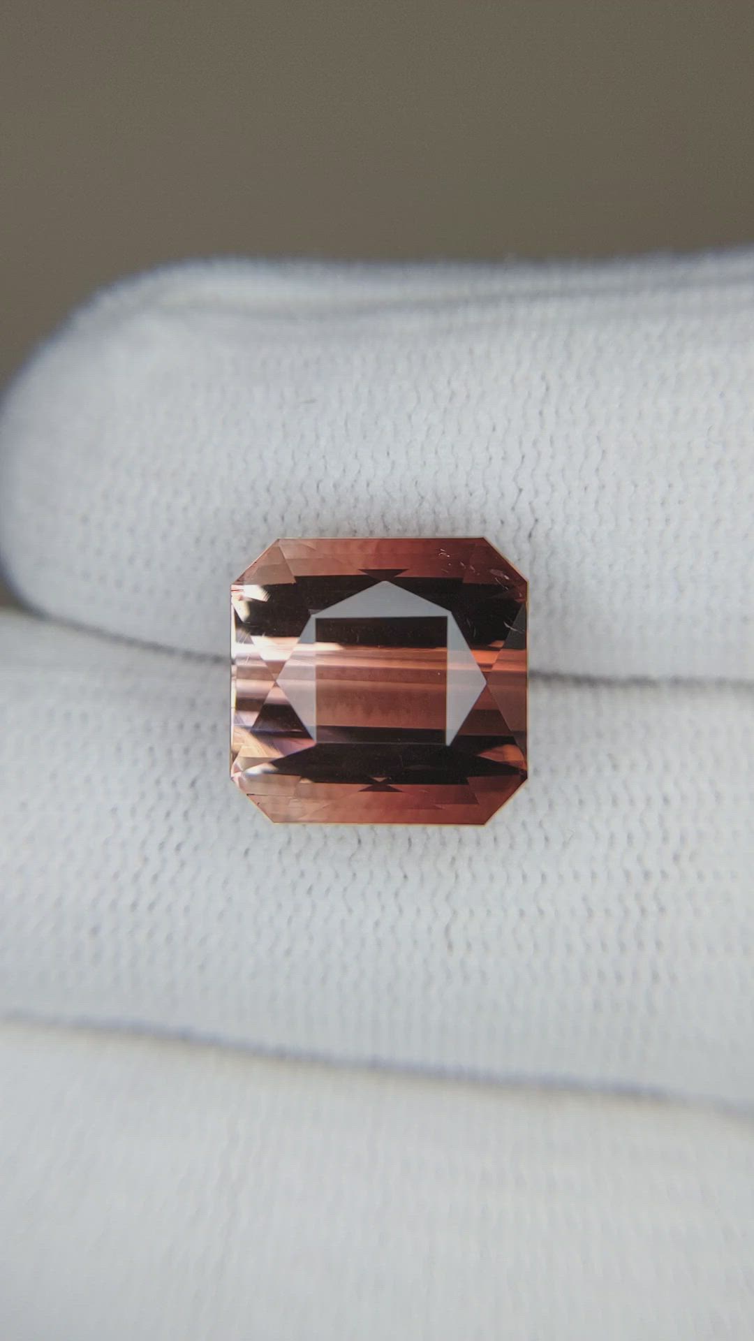 9.82 Ct. Brownish Pink Tourmaline from Mozambique Size Video