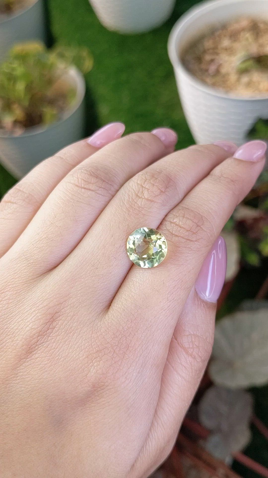 4.53 Ct. Lemon Quartz from Brazil Size Video