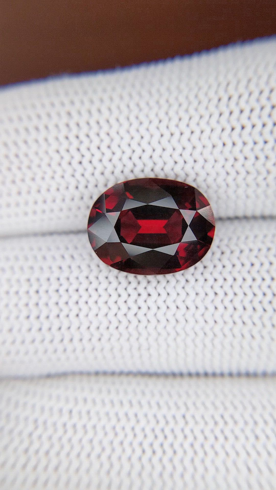 8.30 Ct. Purplish Red Garnet from Tanzania Size Video