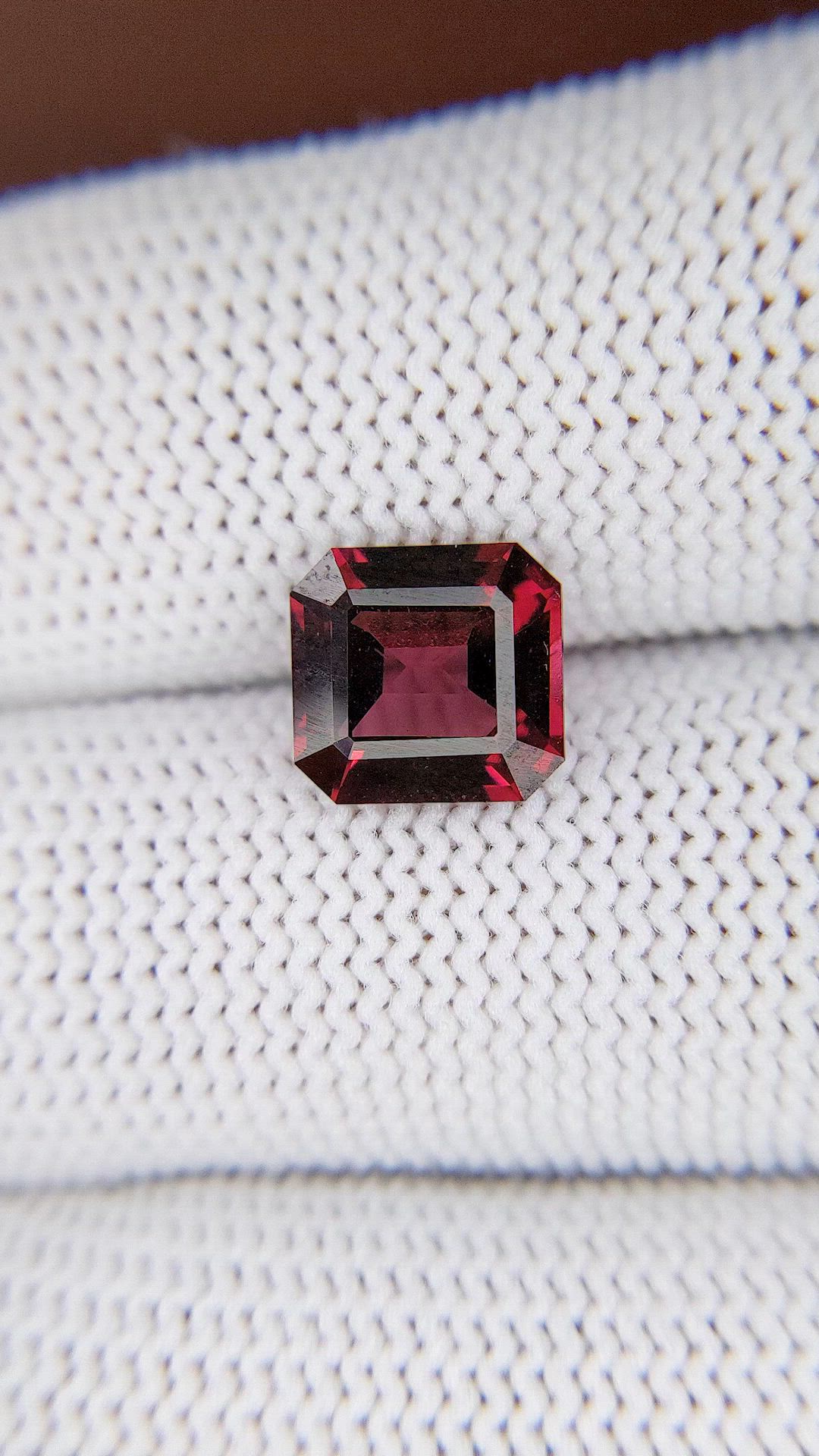 3.10 Ct. Purplish Red Garnet from Tanzania Size Video