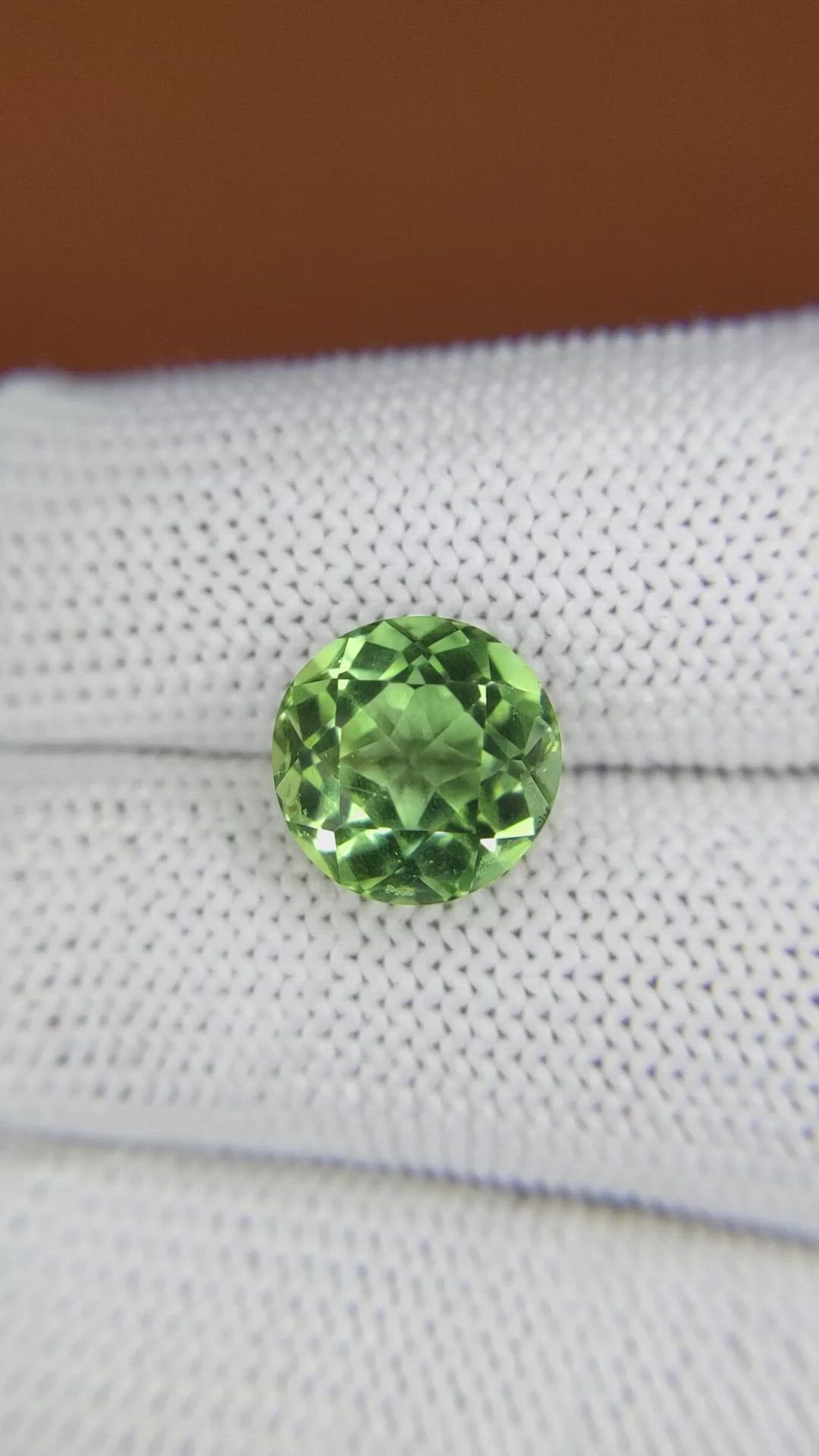 5.04 Ct. Green Prasiolite from Brazil Size Video