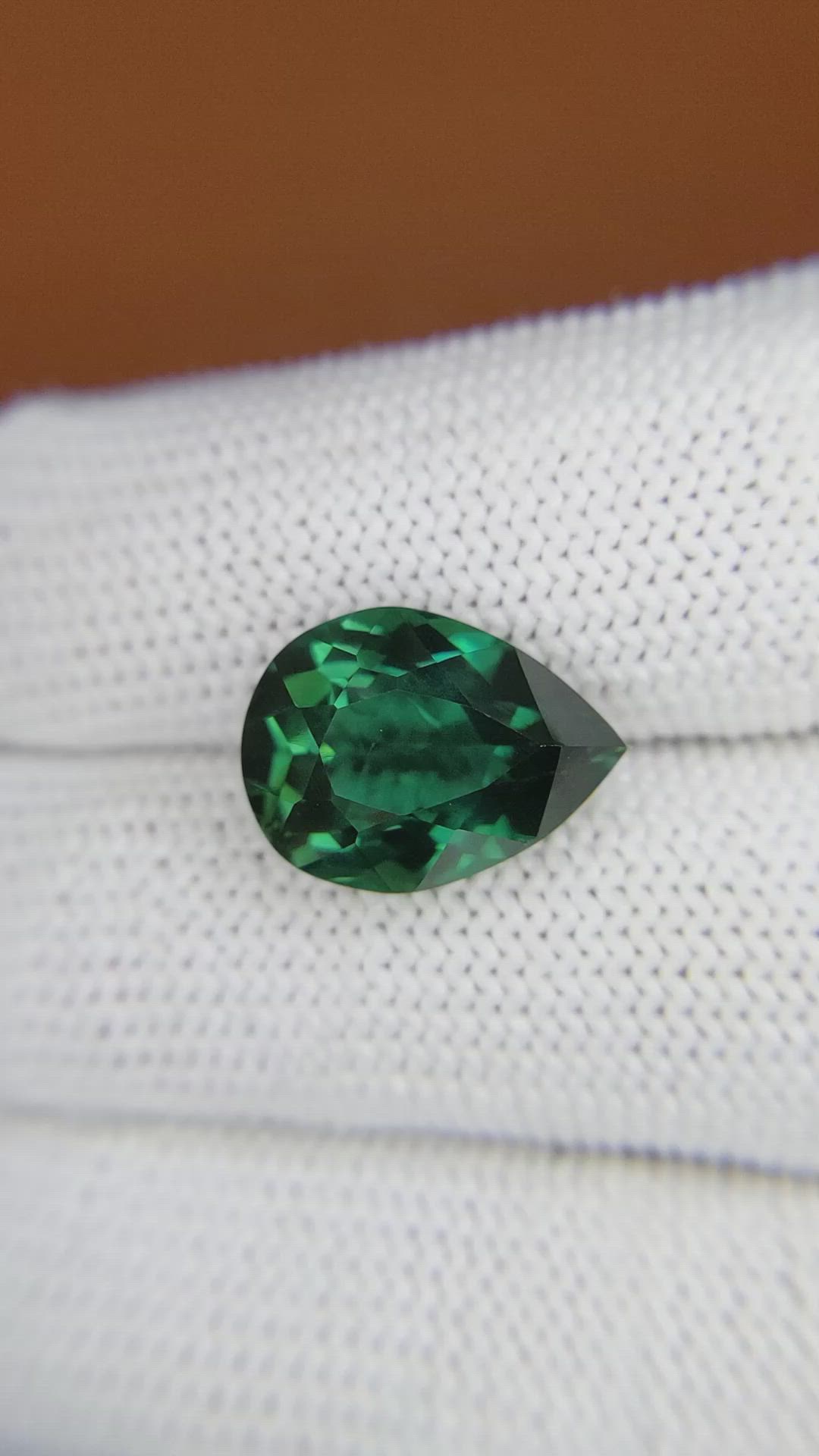 6.21 Ct. Bluish Green Prasiolite from Brazil Size Video