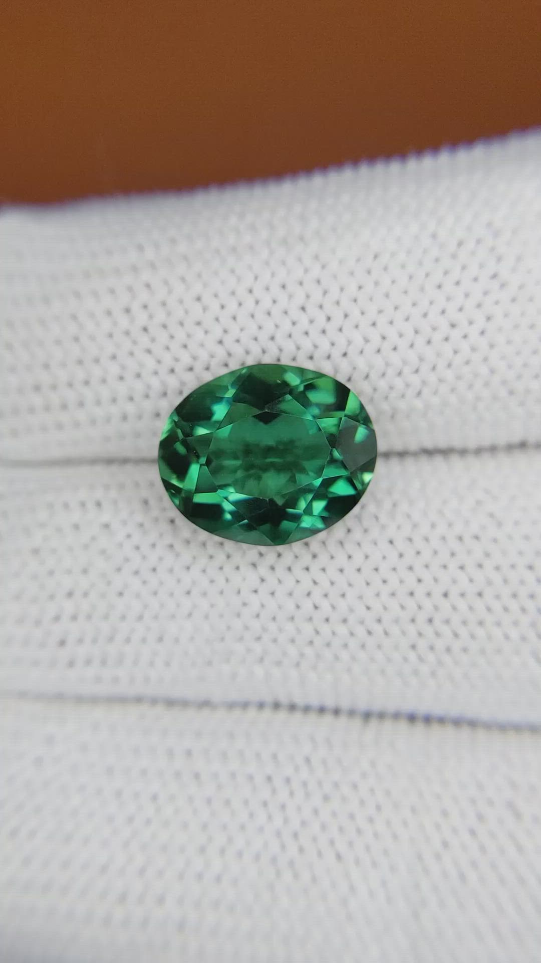 5.01 Ct. Bluish Green Prasiolite from Brazil Size Video