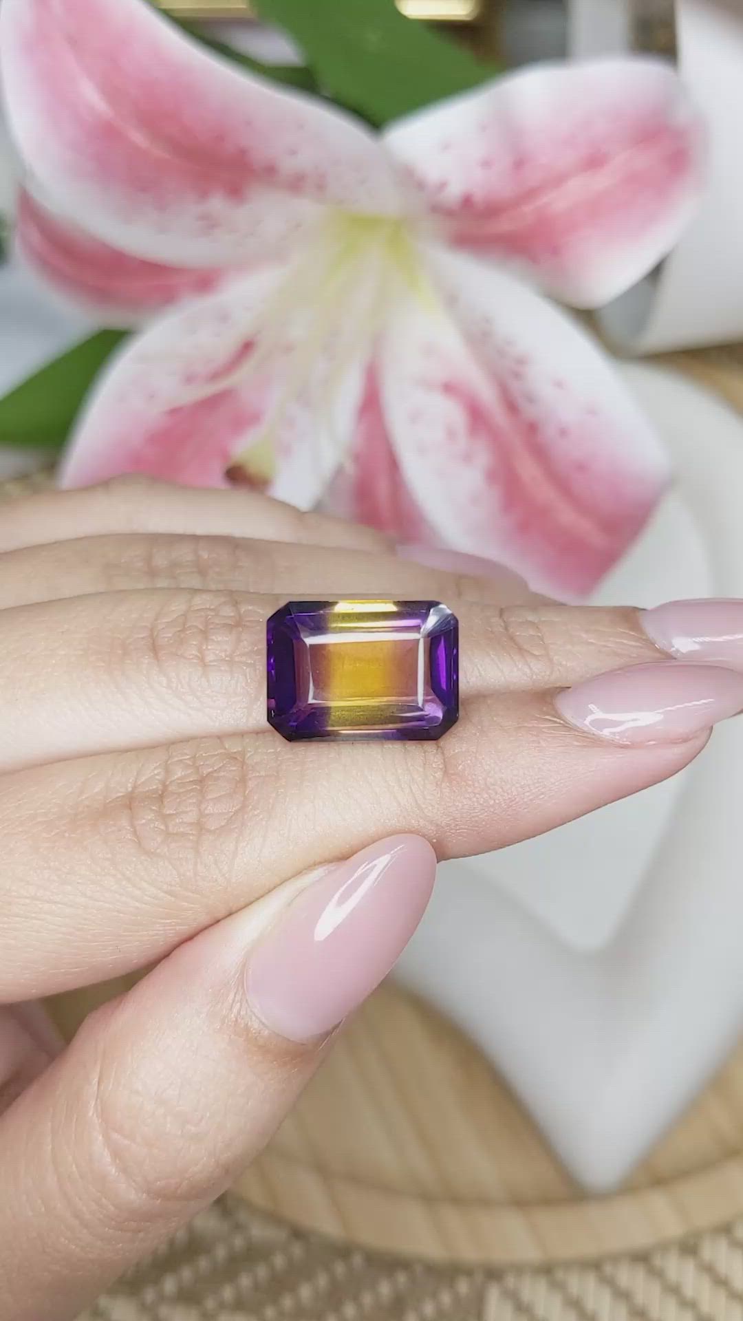 11.05 Ct. Bi Color Ametrine from Brazil Size Video