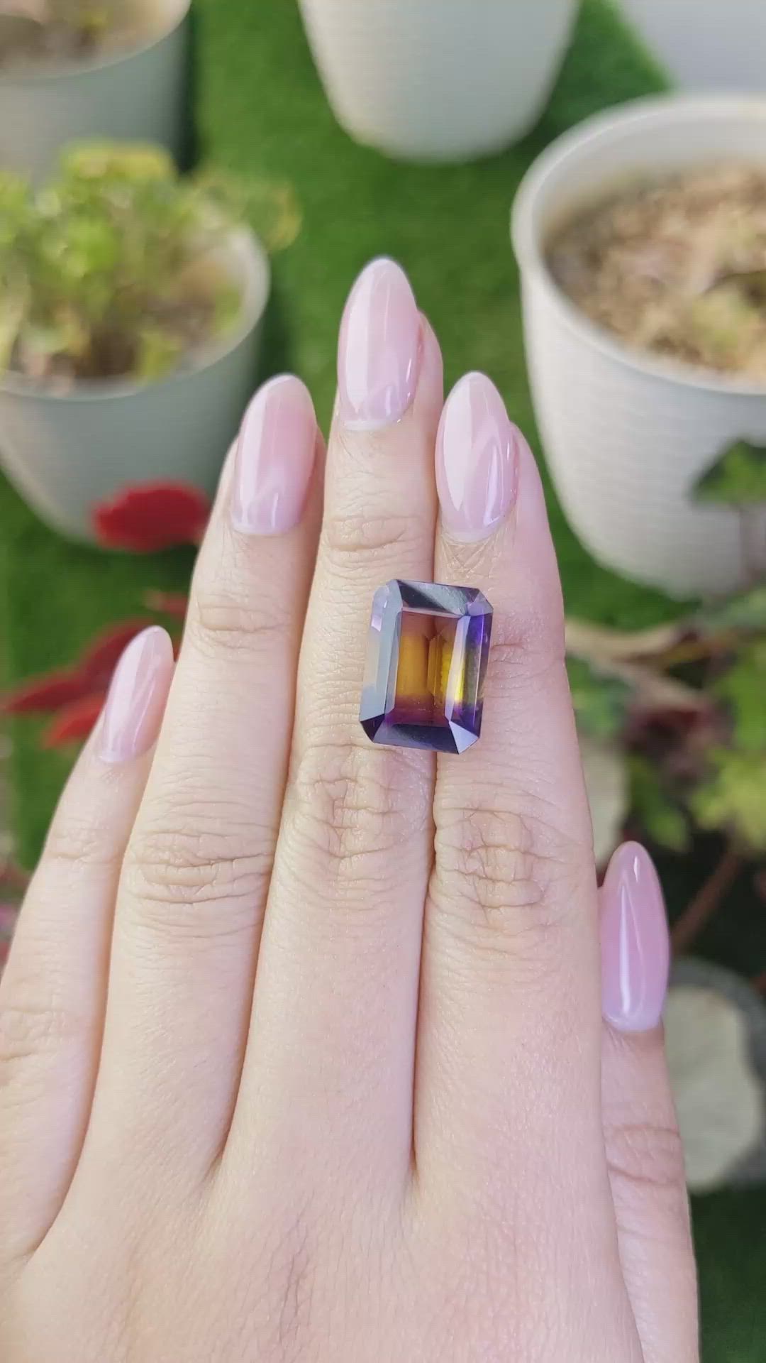 11.05 Ct. Bi Color Ametrine from Brazil Size Video