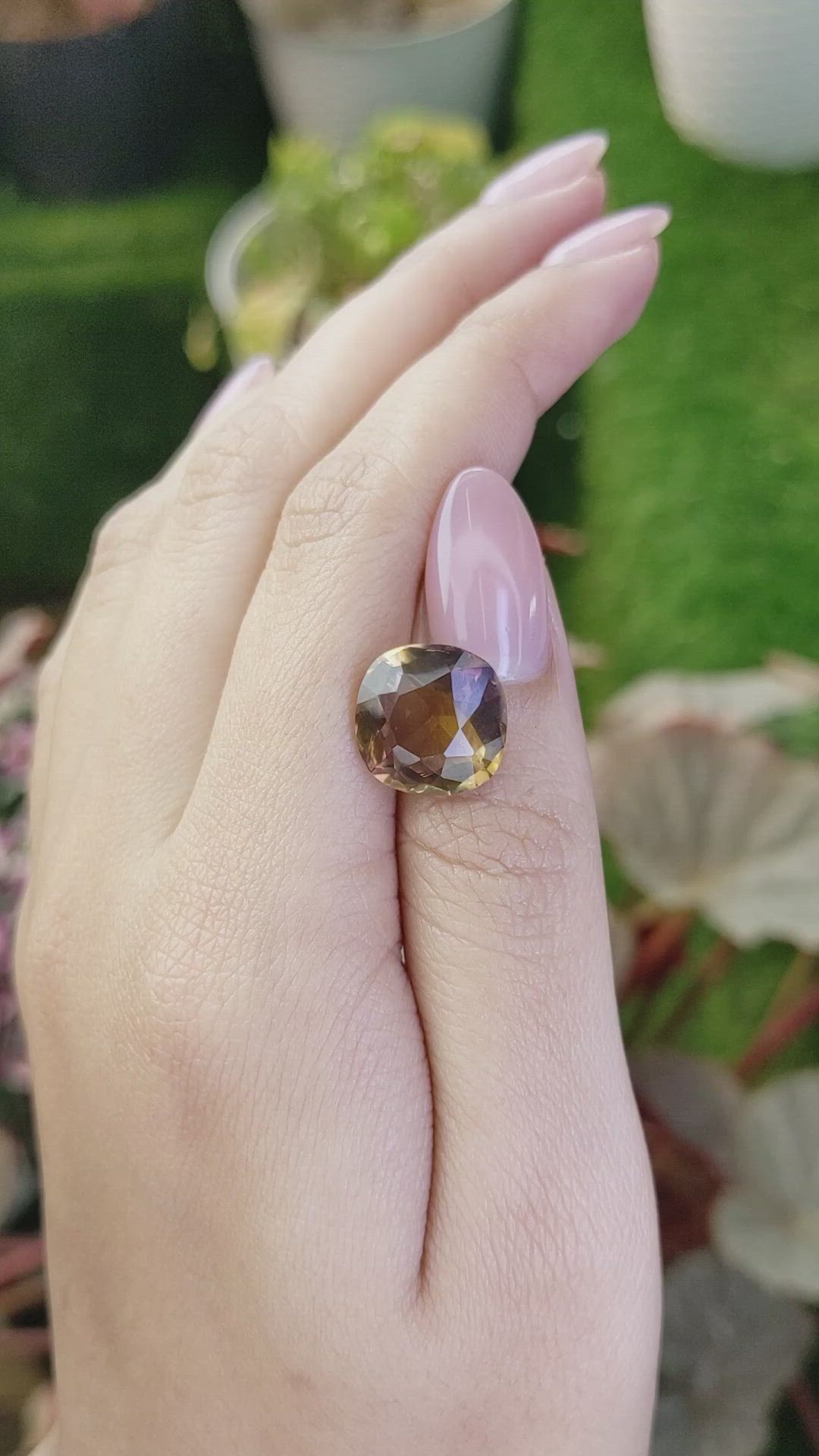7.02 Ct. Bi Color Ametrine from Brazil Size Video
