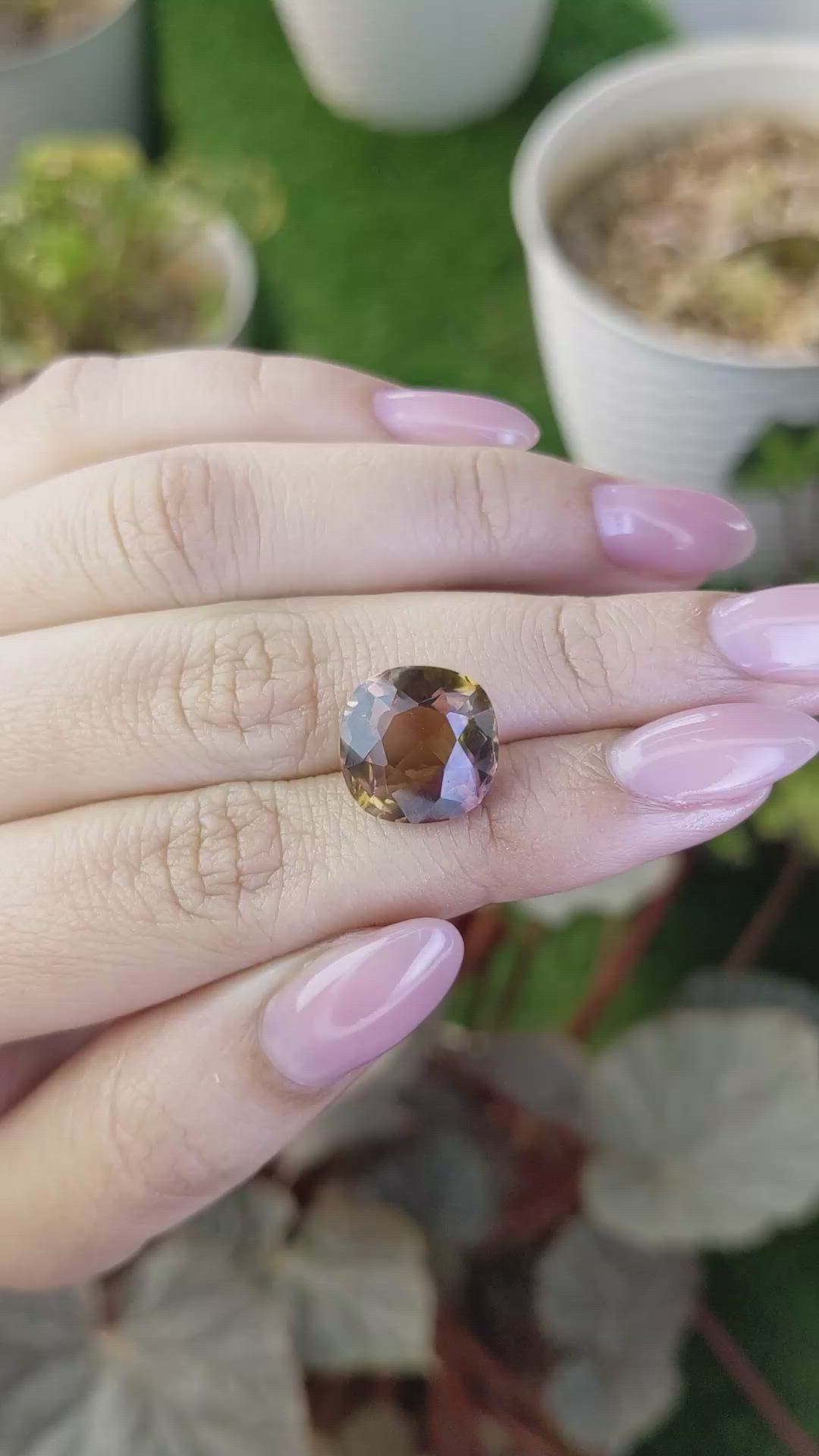 7.02 Ct. Bi Color Ametrine from Brazil Size Video