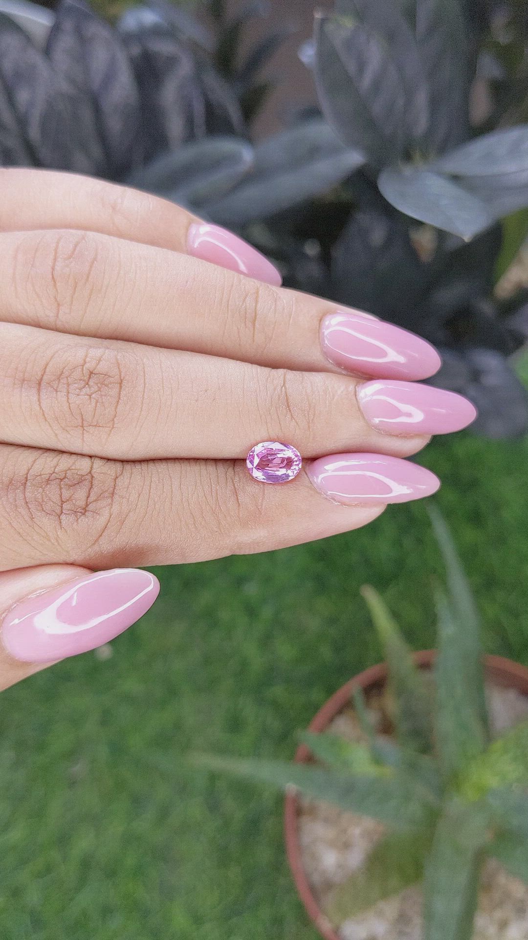 1.08 Ct. Pink Spinel from Tanzania Size Video