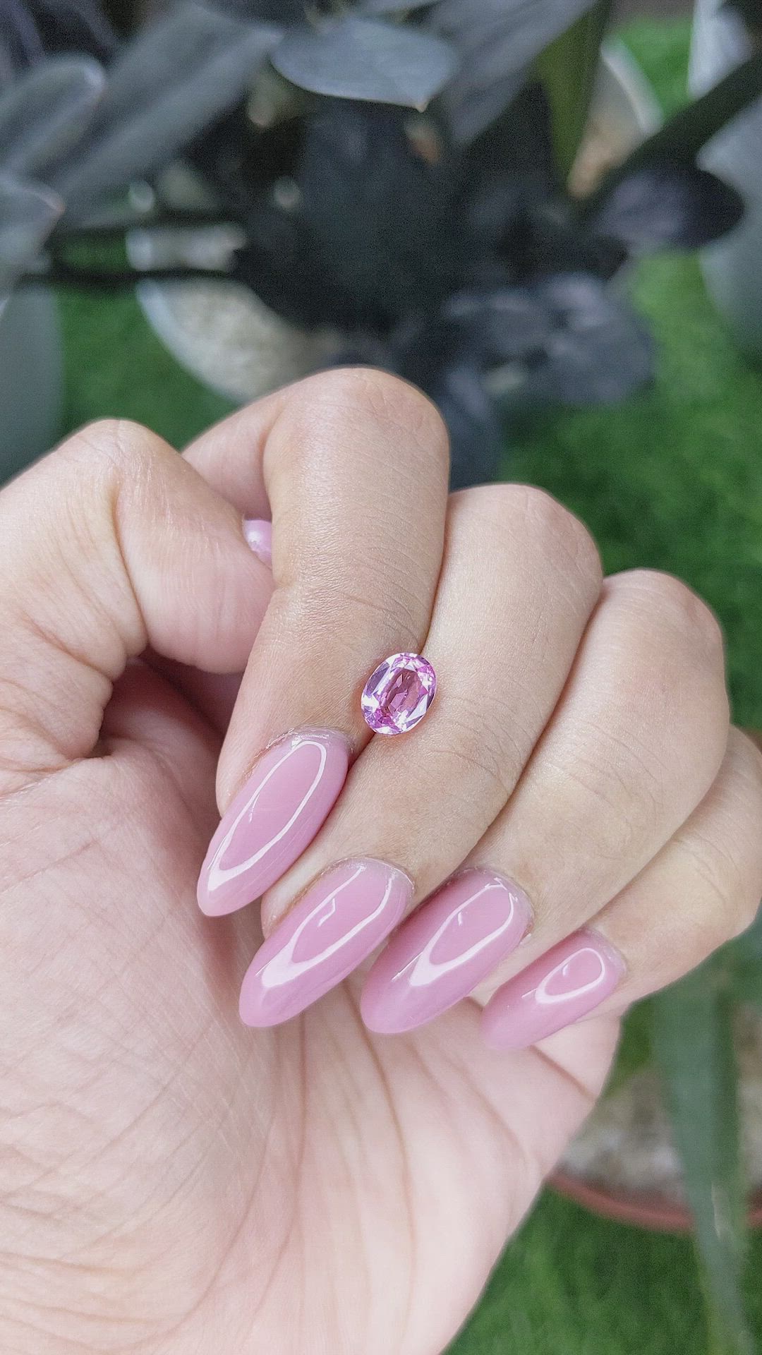 1.08 Ct. Pink Spinel from Tanzania Size Video