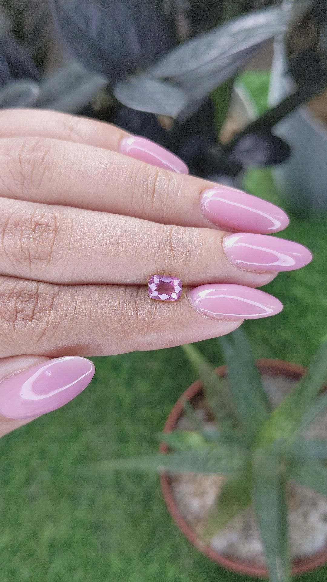 1.03 Ct. Pink Spinel from Tanzania Size Video