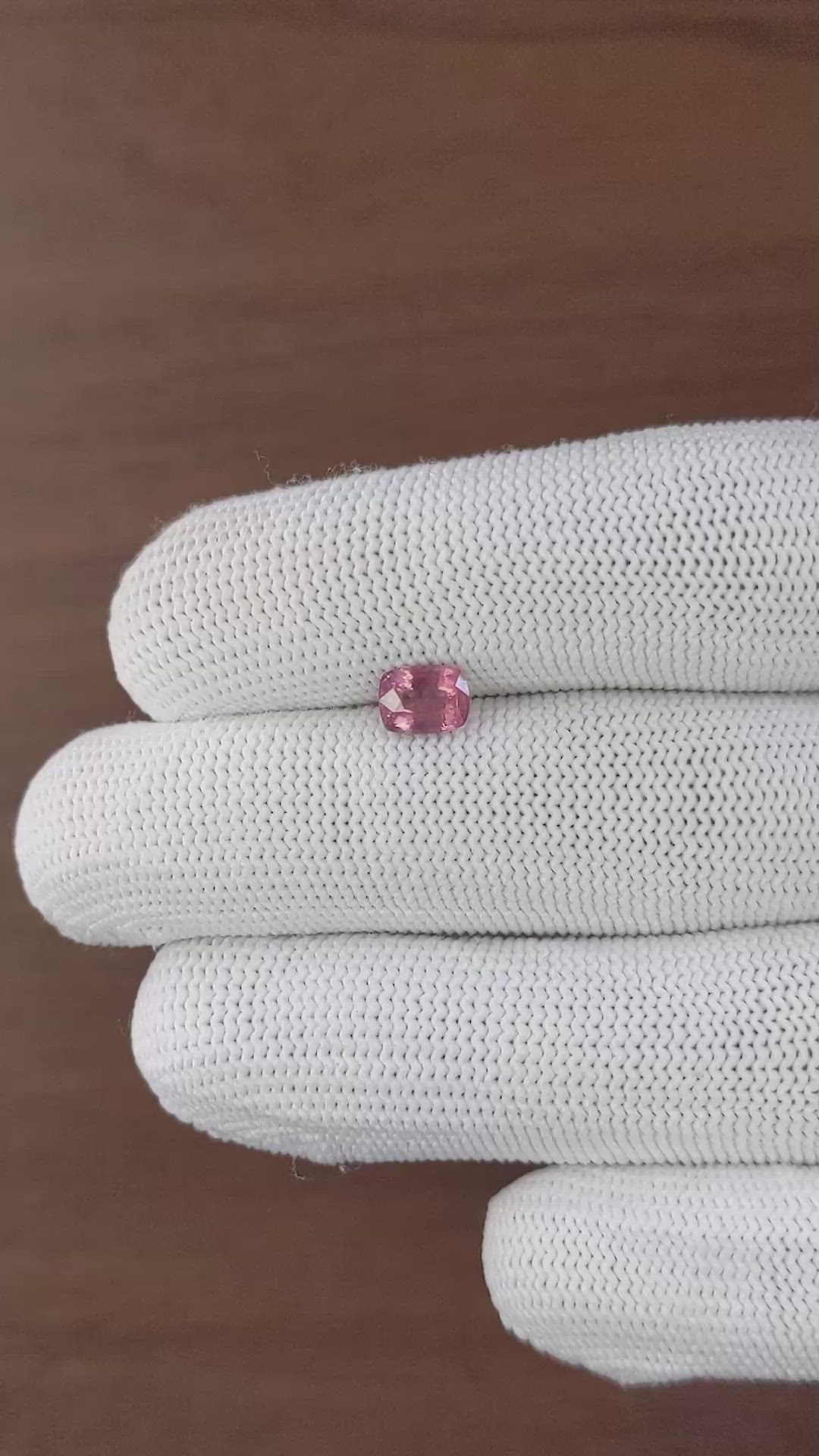 1.03 Ct. Pink Spinel from Tanzania Size Video