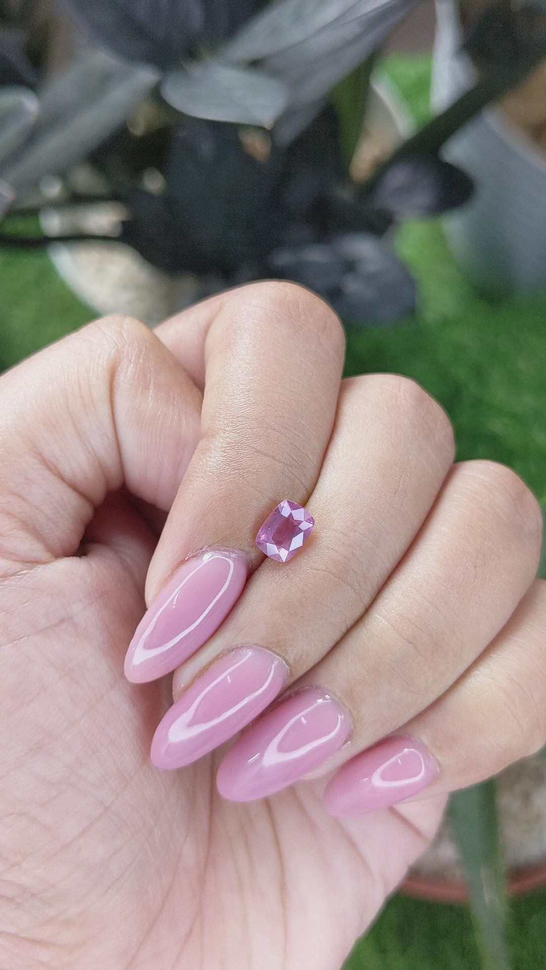 1.03 Ct. Pink Spinel from Tanzania Size Video