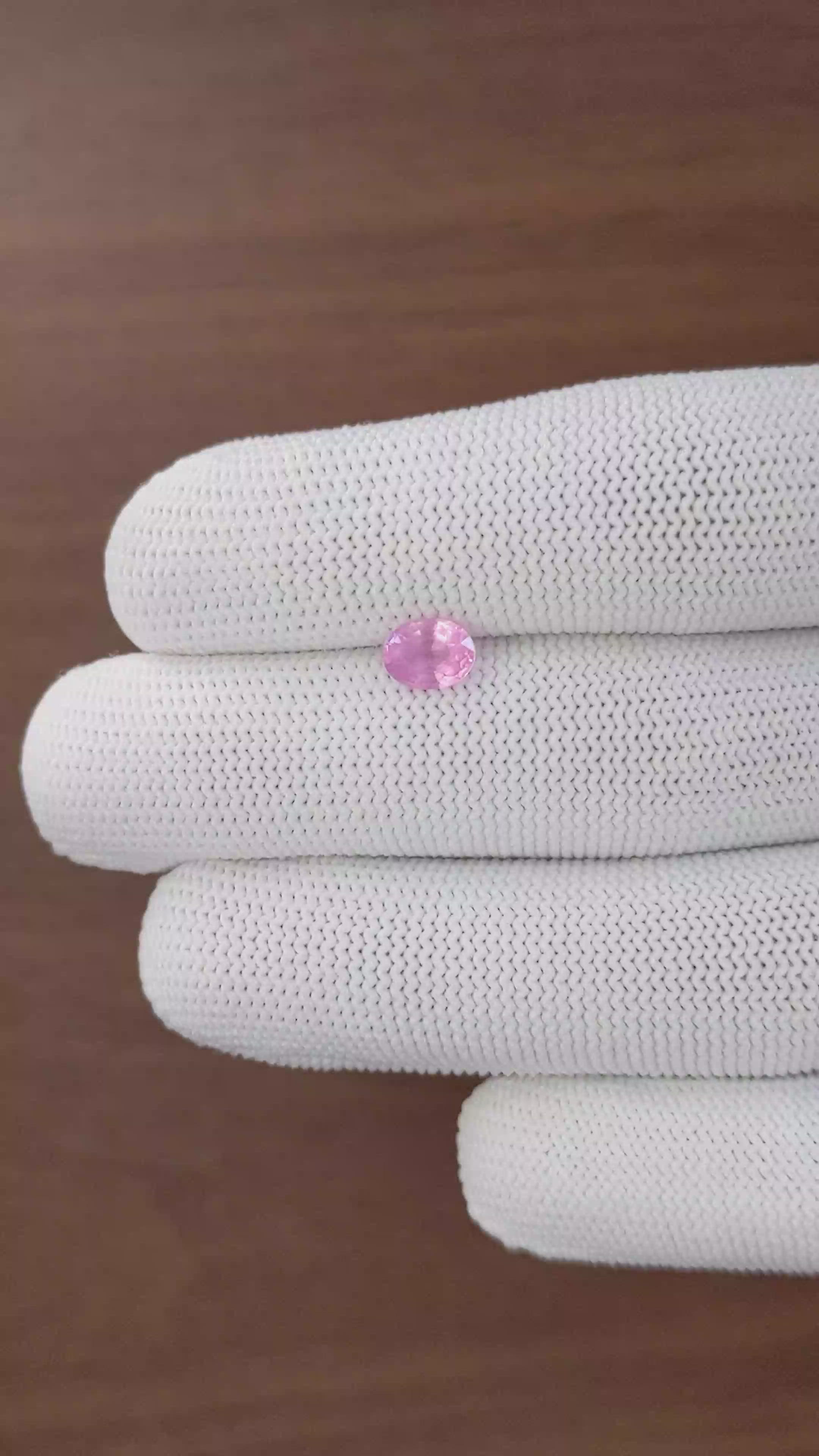 1.02 Ct. Pink Spinel from Tanzania Size Video
