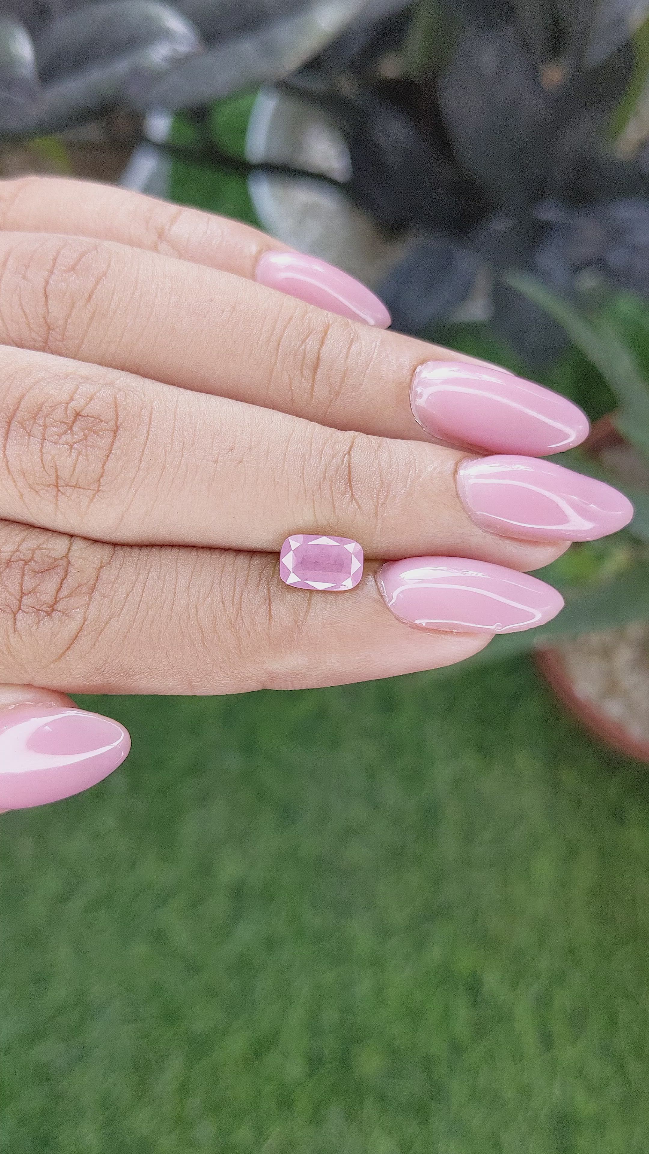 1.20 Ct. Pink Spinel from Tanzania Size Video