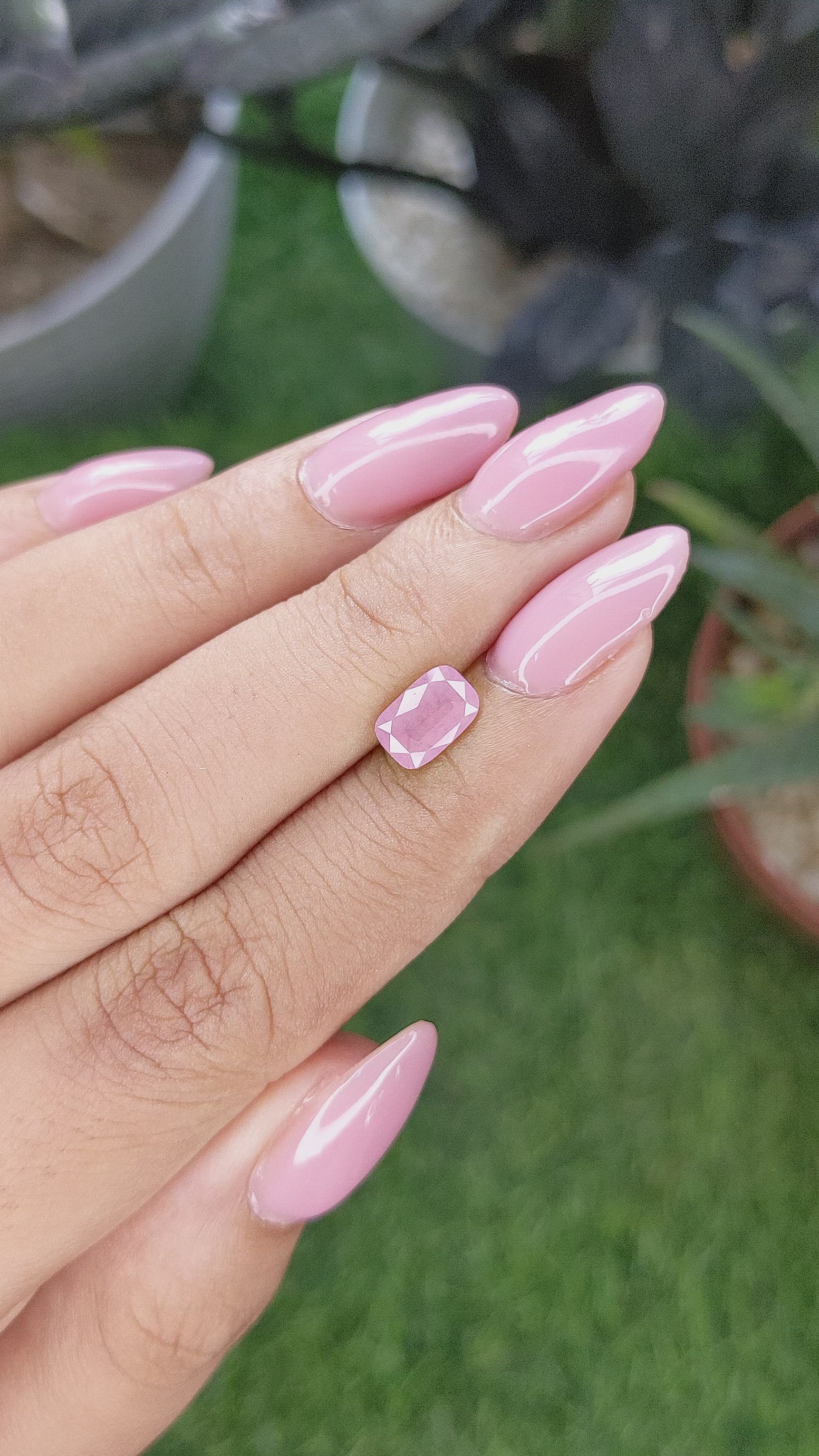 1.20 Ct. Pink Spinel from Tanzania Size Video