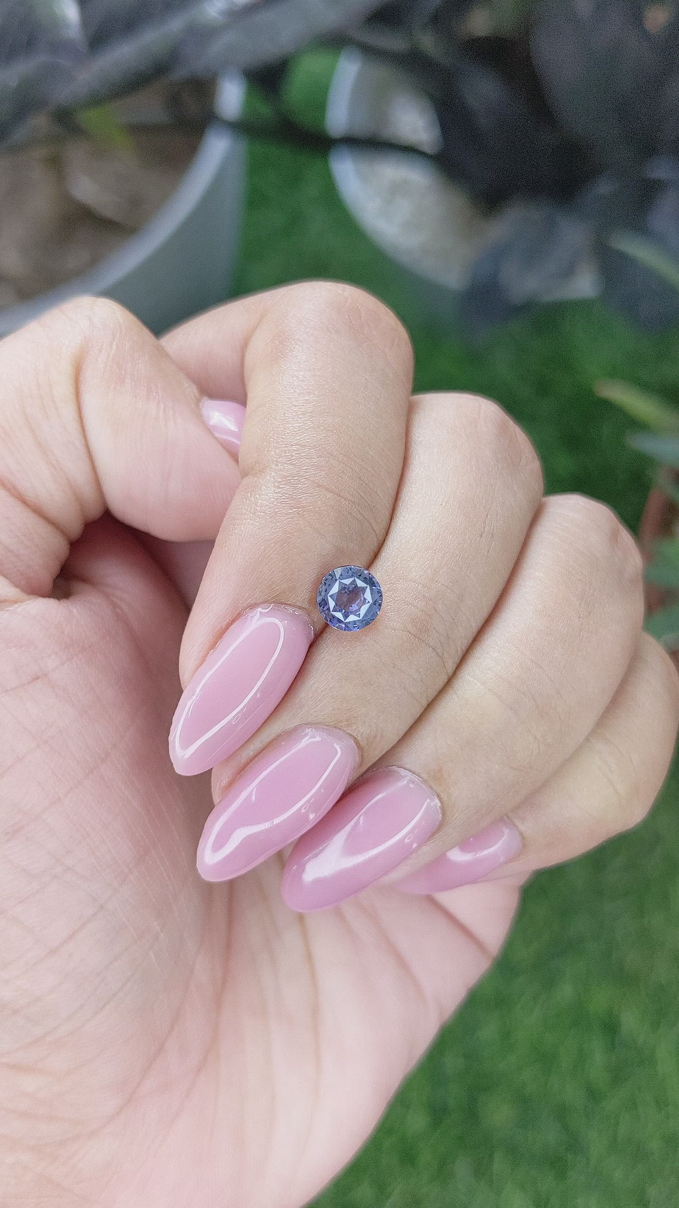 1.04 Ct. Blue Spinel from Tanzania Size Video
