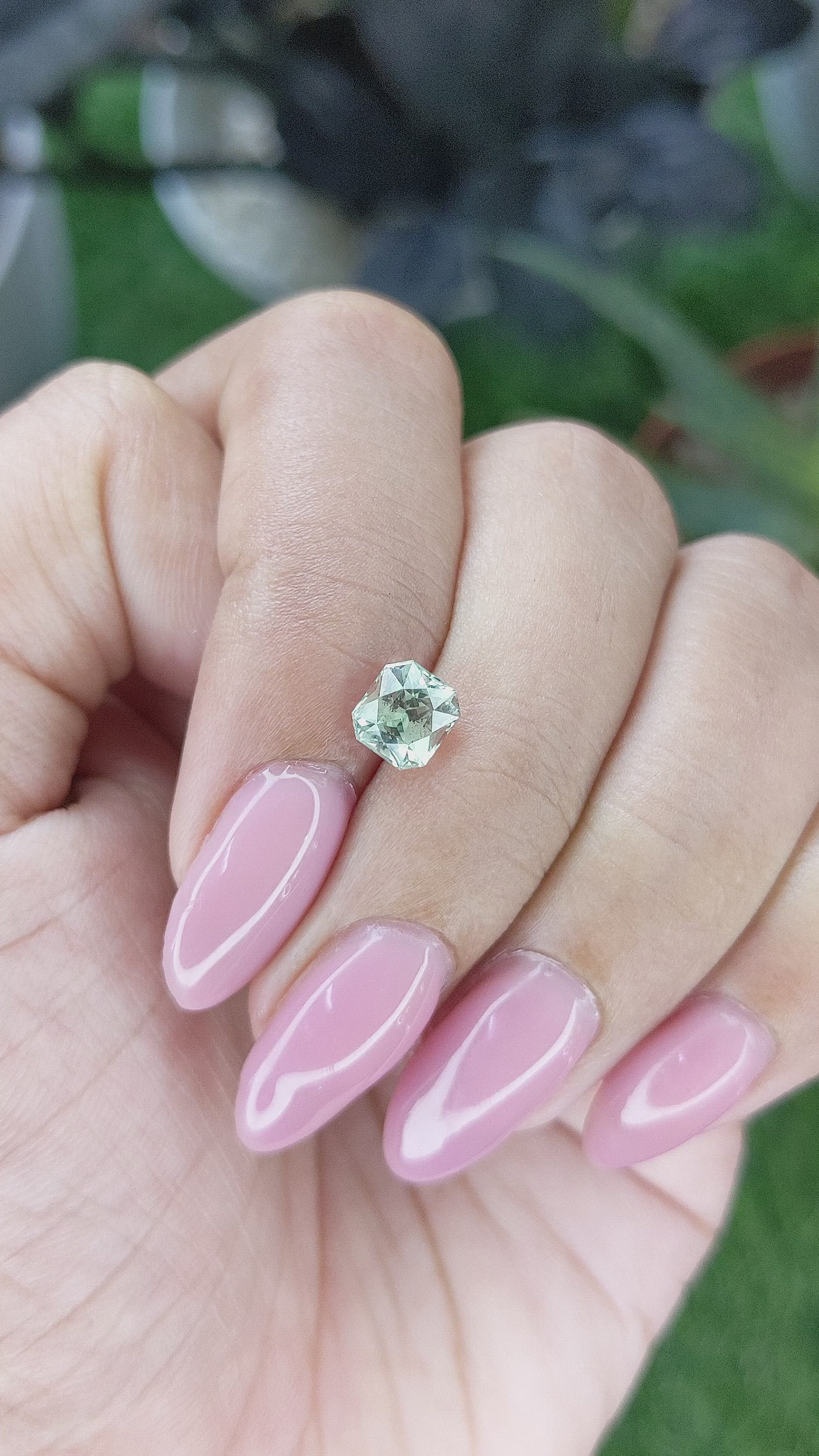 1.24 Ct. Green Chrysoberyl from Tanzania Size Video