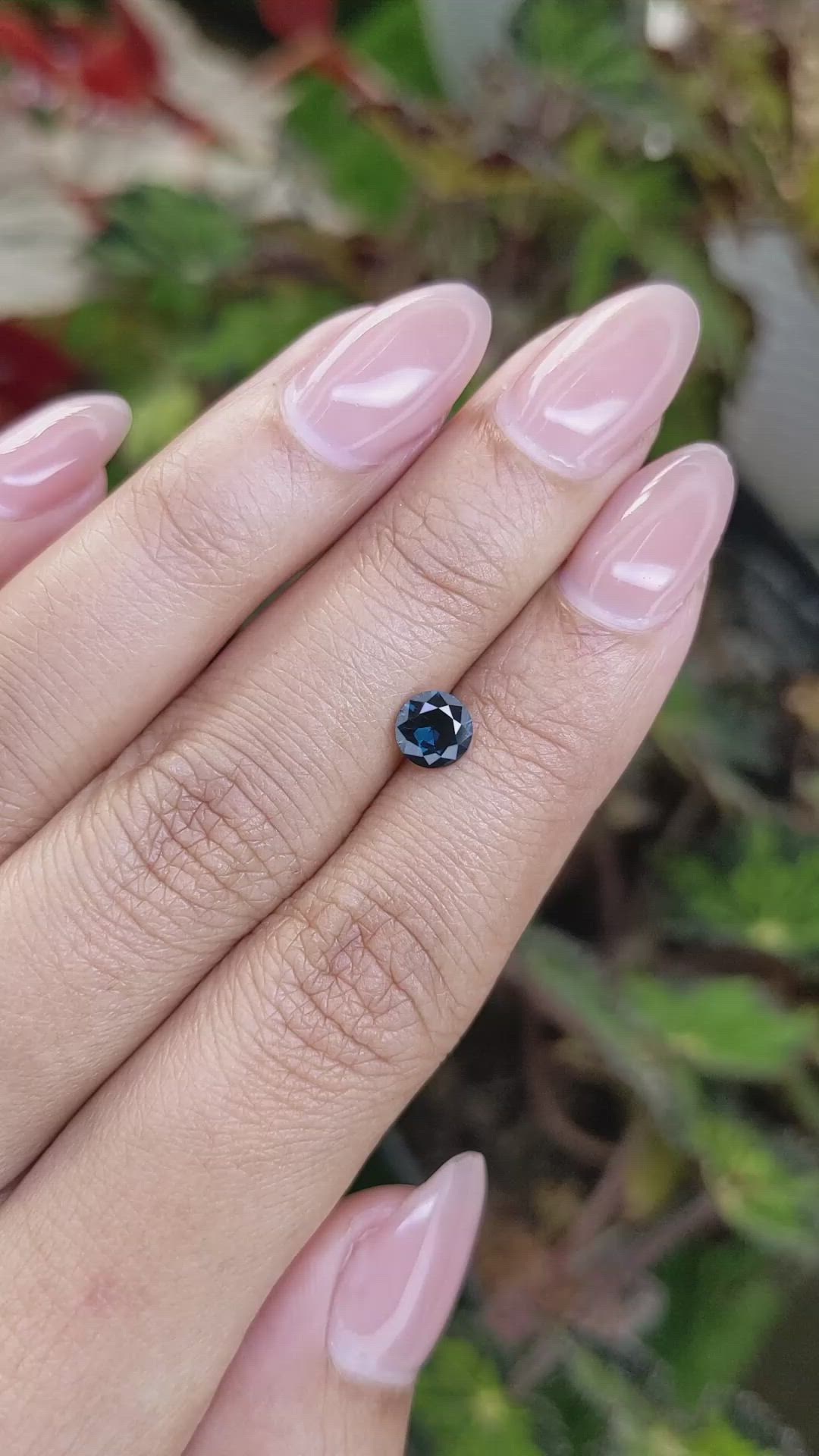 0.65 Ct. Greenish Blue Spinel from Ceylon (Sri Lanka) Size Video