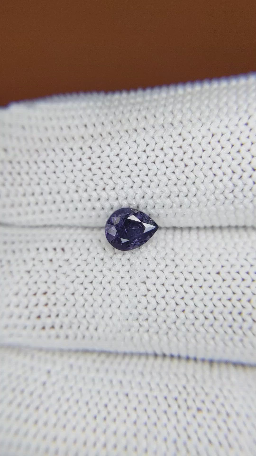 0.74 Ct. Purple Spinel from Ceylon (Sri Lanka) Size Video