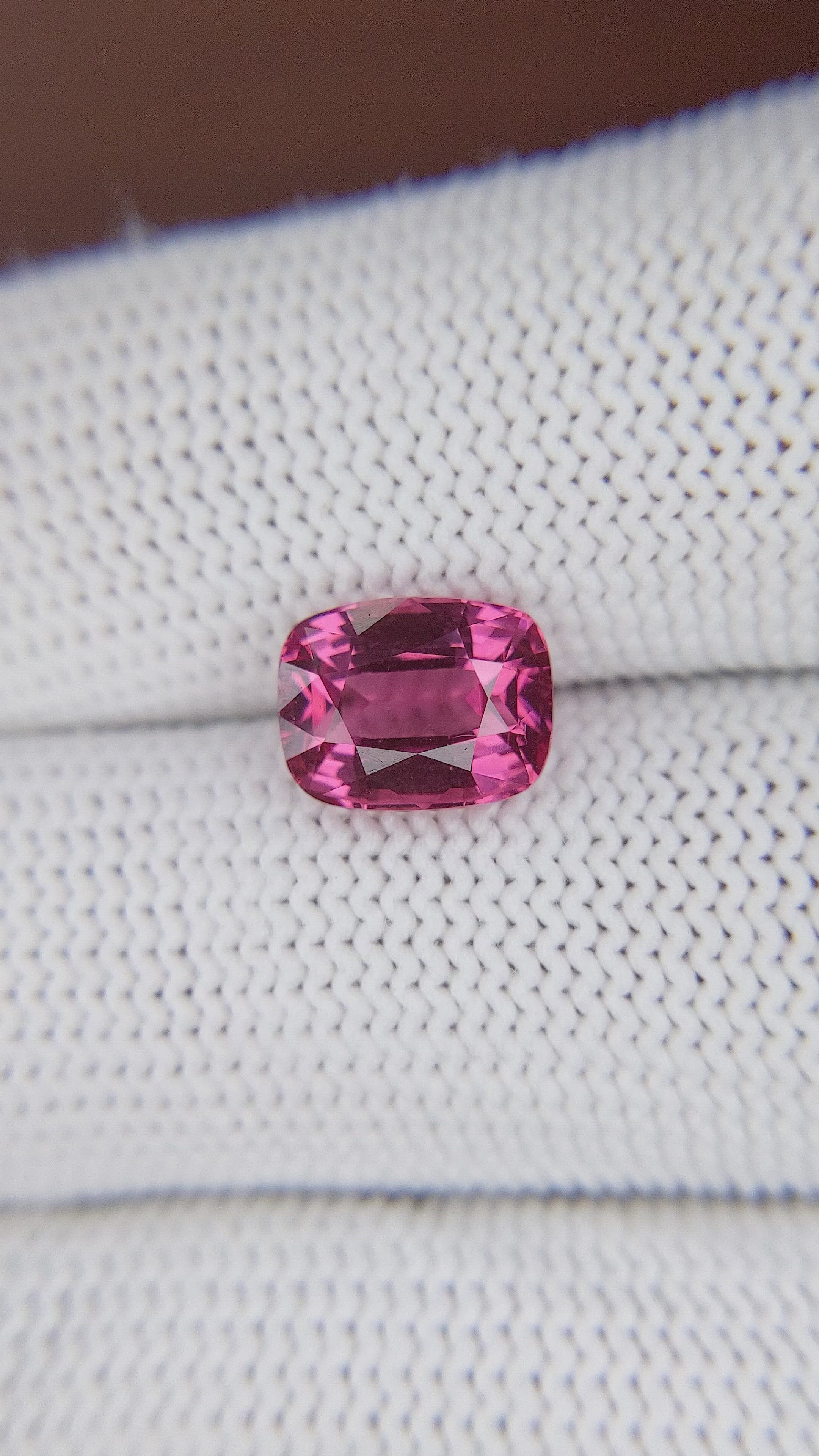 3.02 Ct. Pink Spinel from Tanzania Size Video